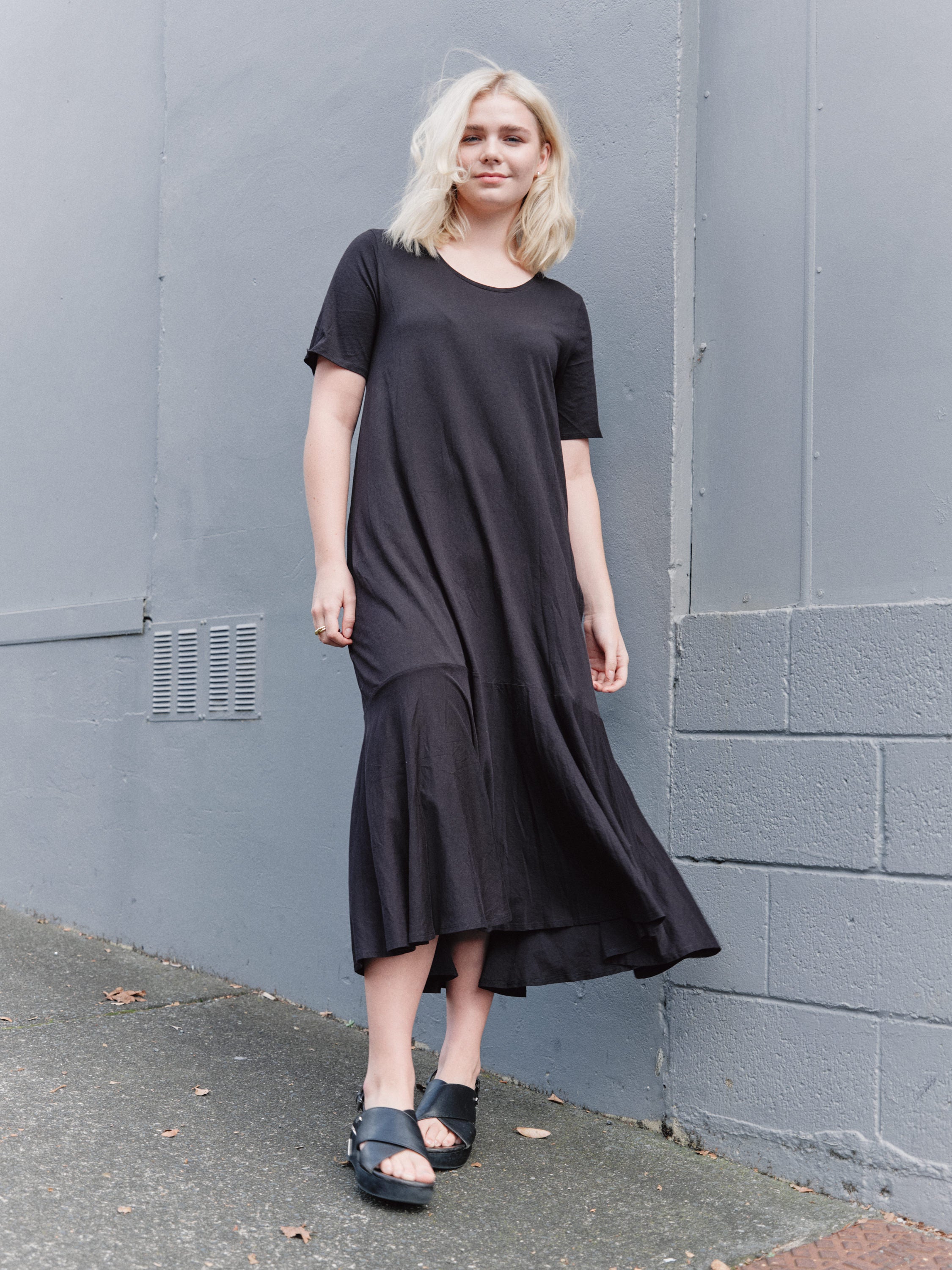 Kowtow layer midi dress Common