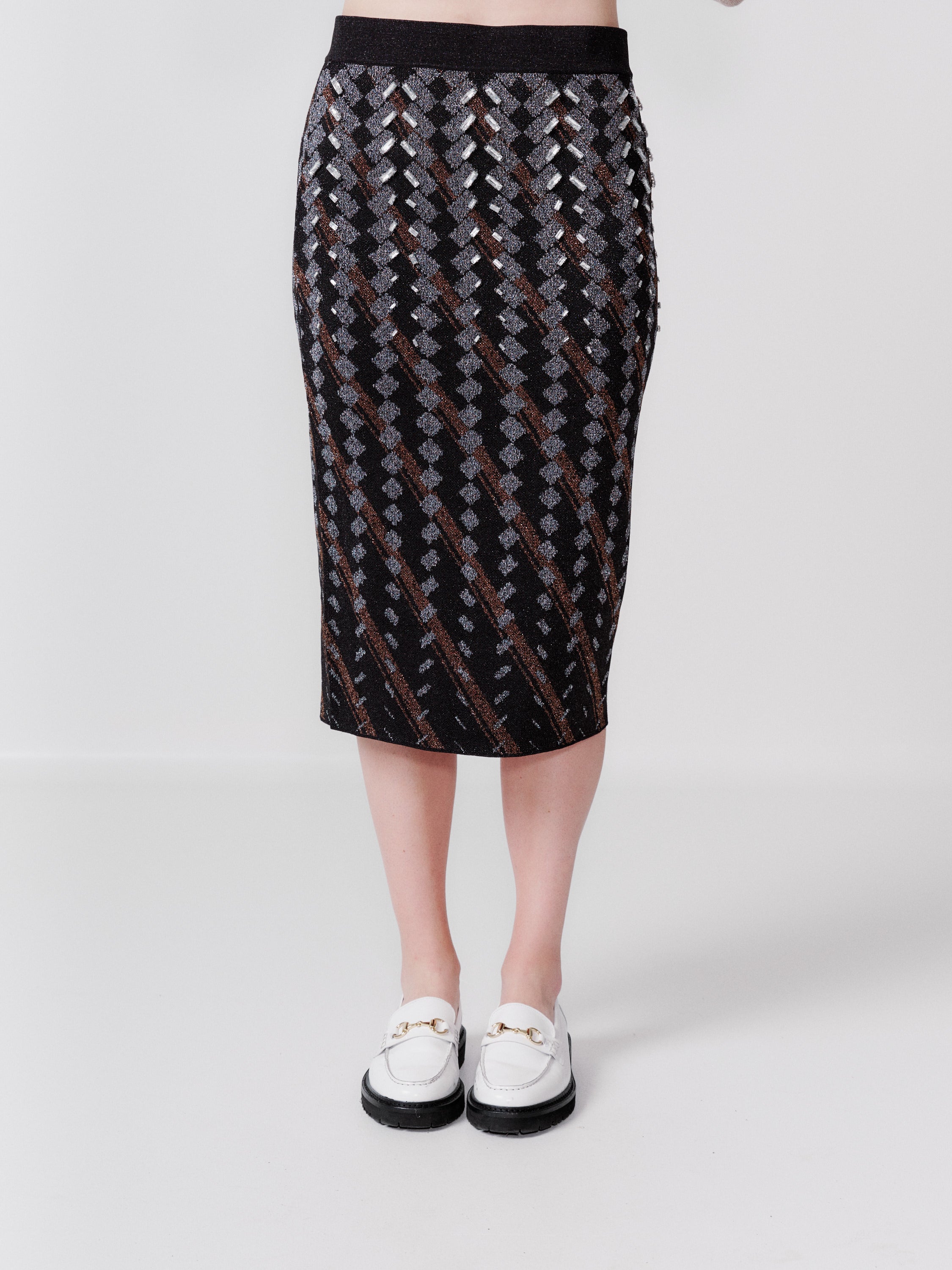 Karen Millen embellished skirt