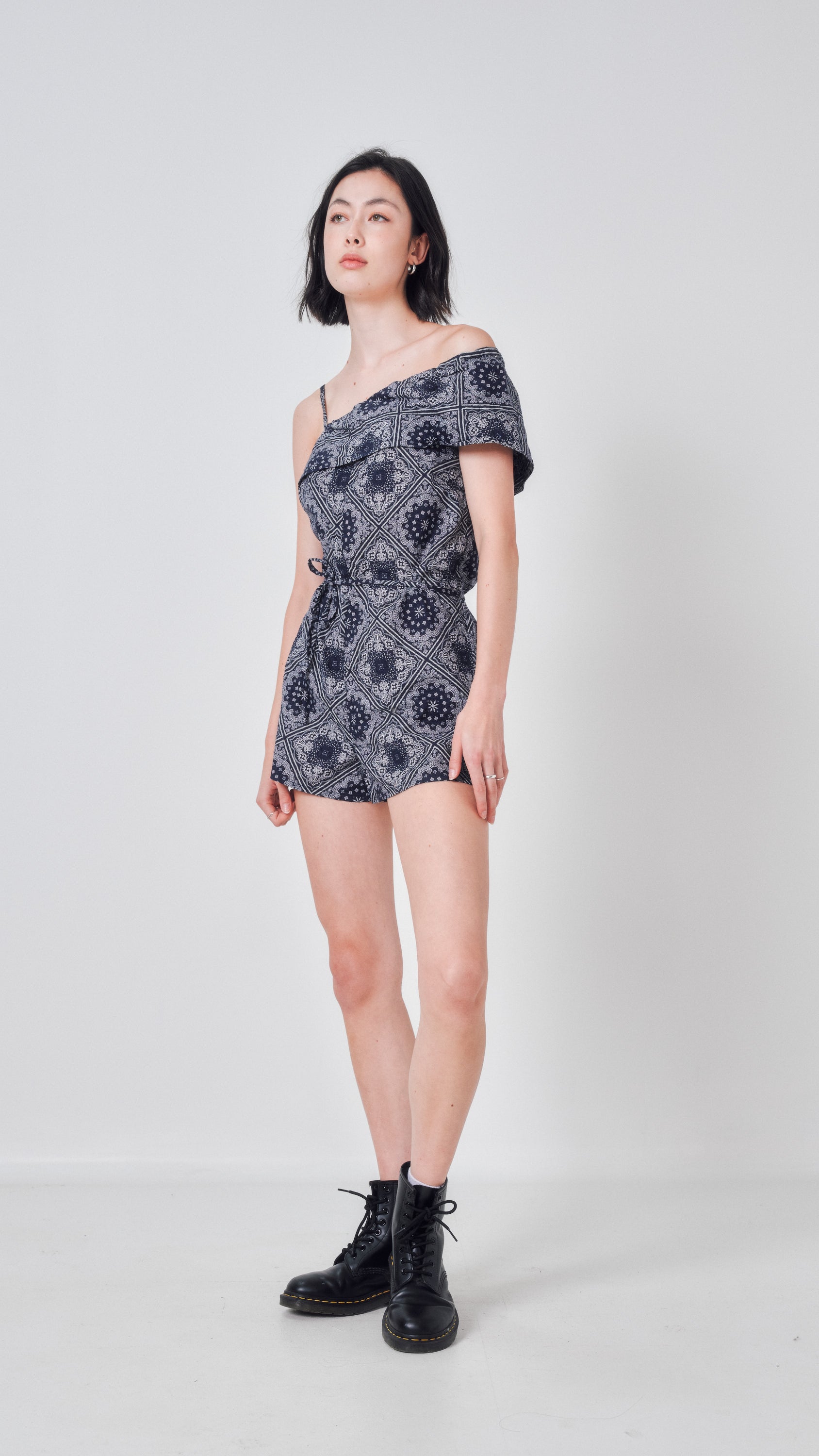 Ruby one shoulder playsuit