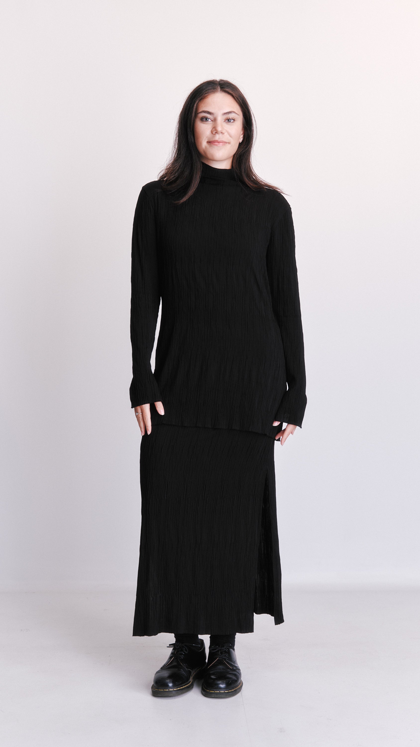 Bassike pleated two peice