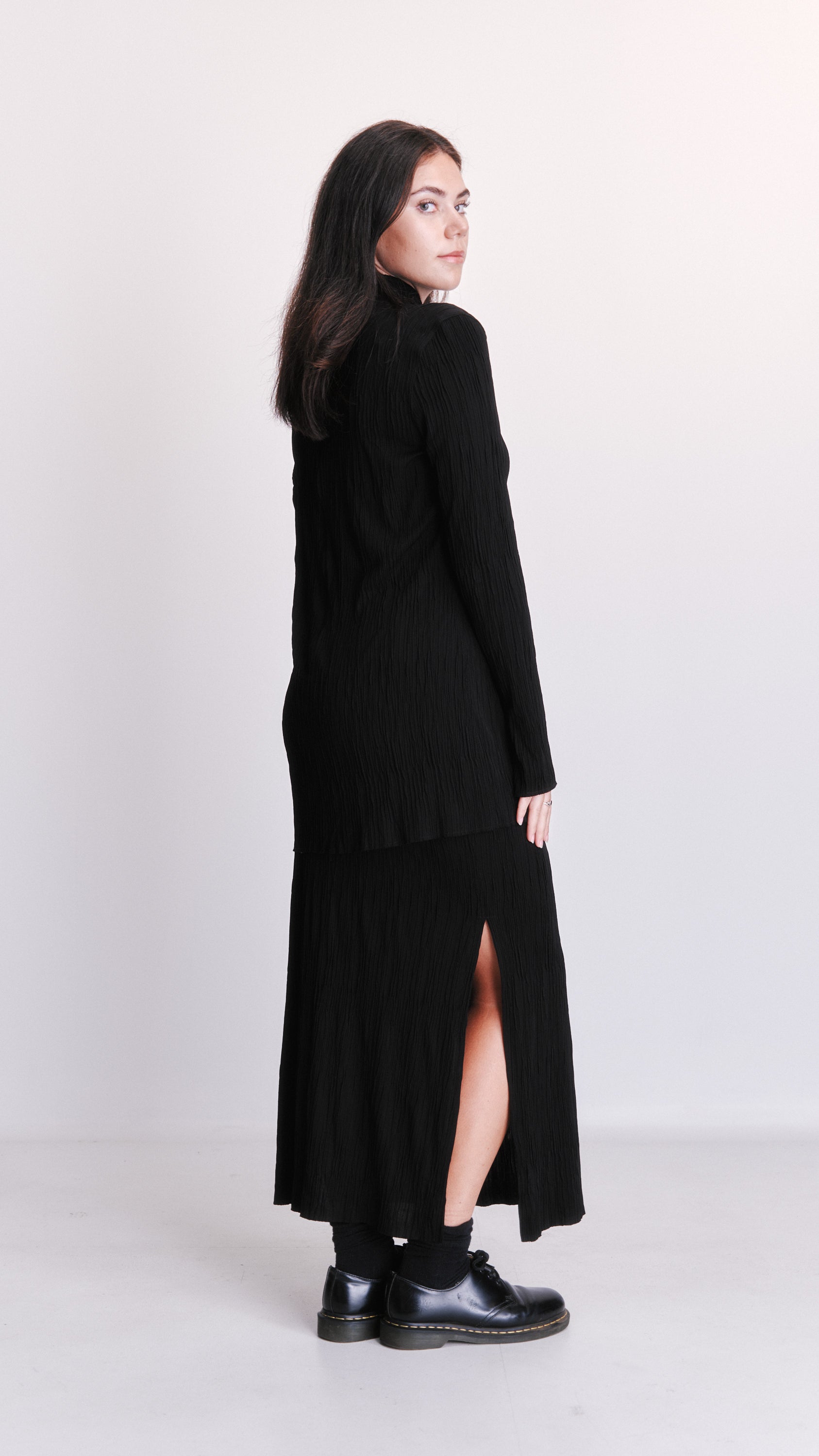 Bassike pleated two peice