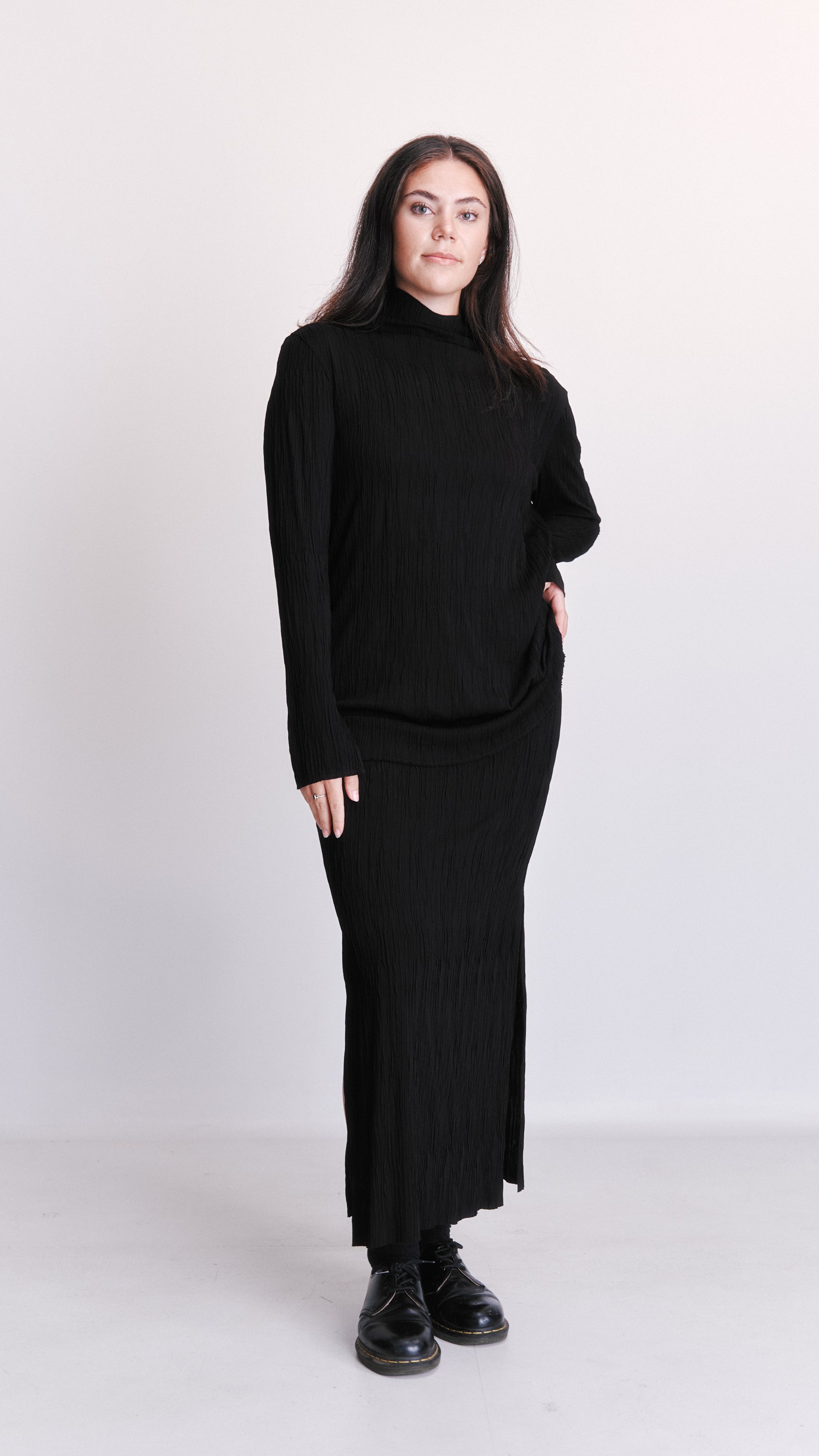 Bassike pleated two peice