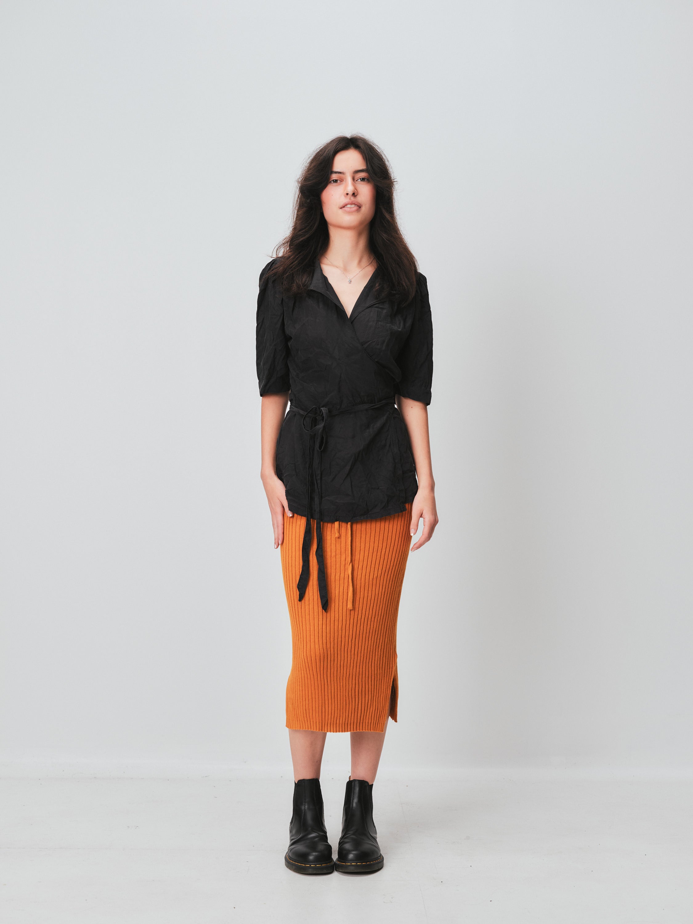Kowtow ribbed mini skirt