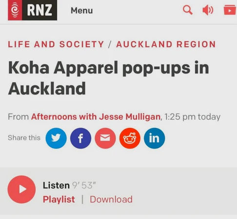 Interview with Radio NZ