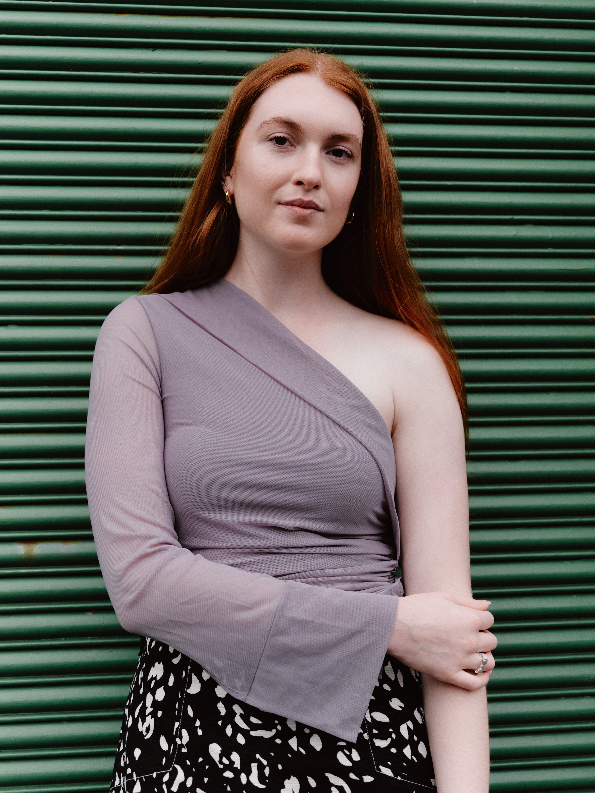 Zara one shoulder top