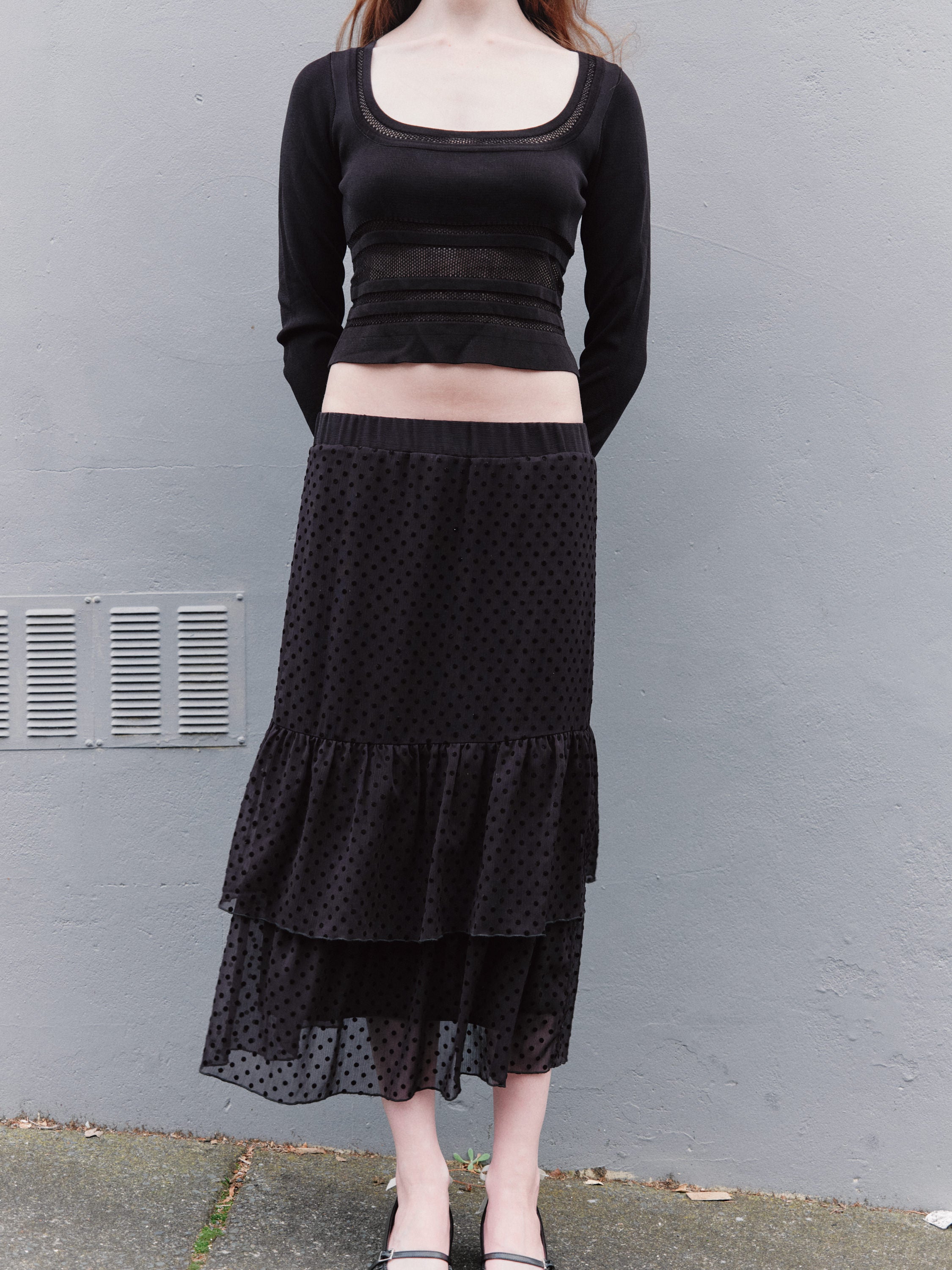 Zara layered skirt