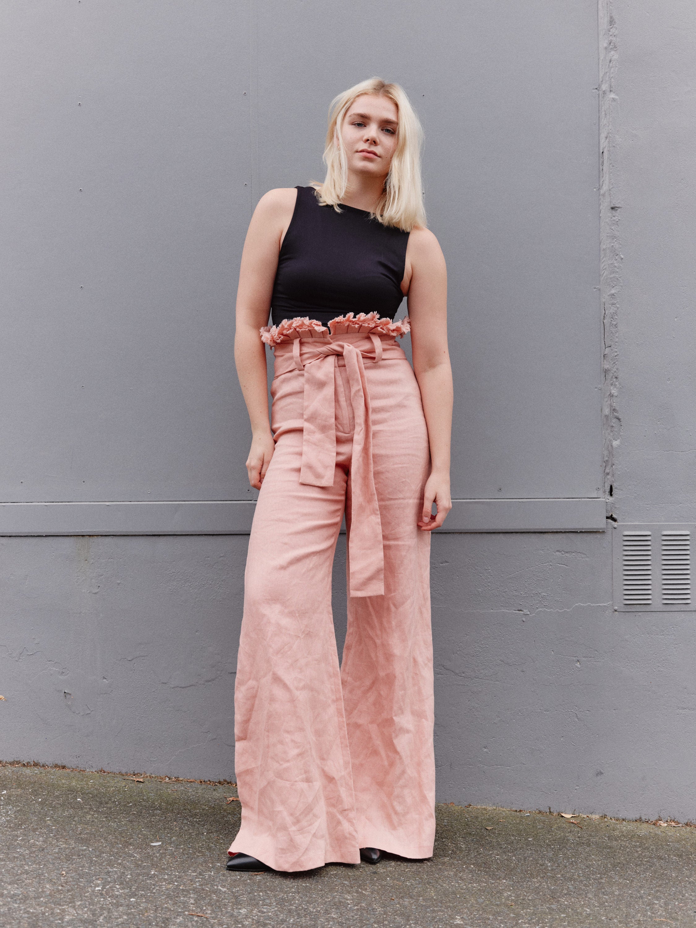 Alexis Linen blend trousers