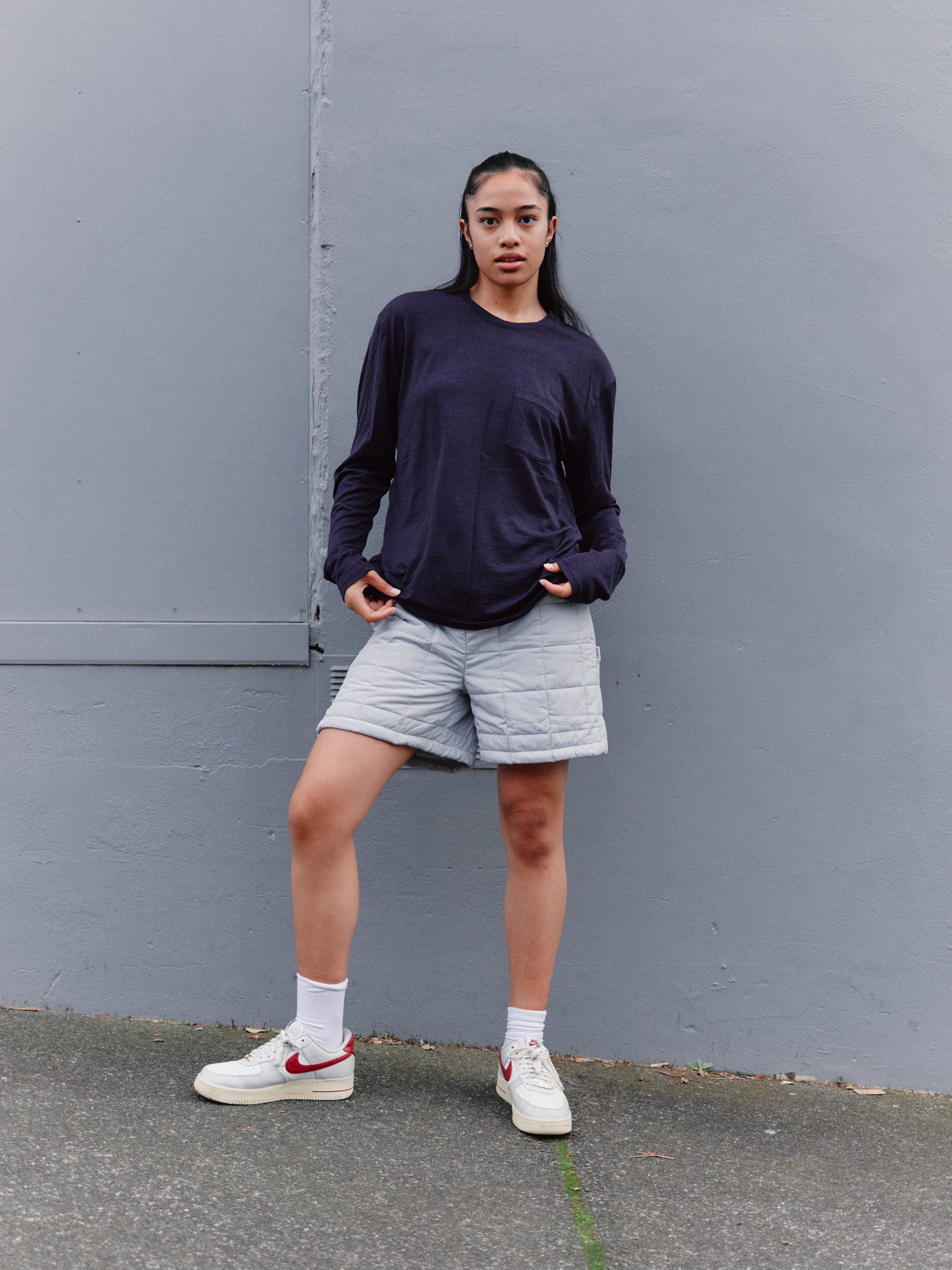 RAINS Liner quilted shorts