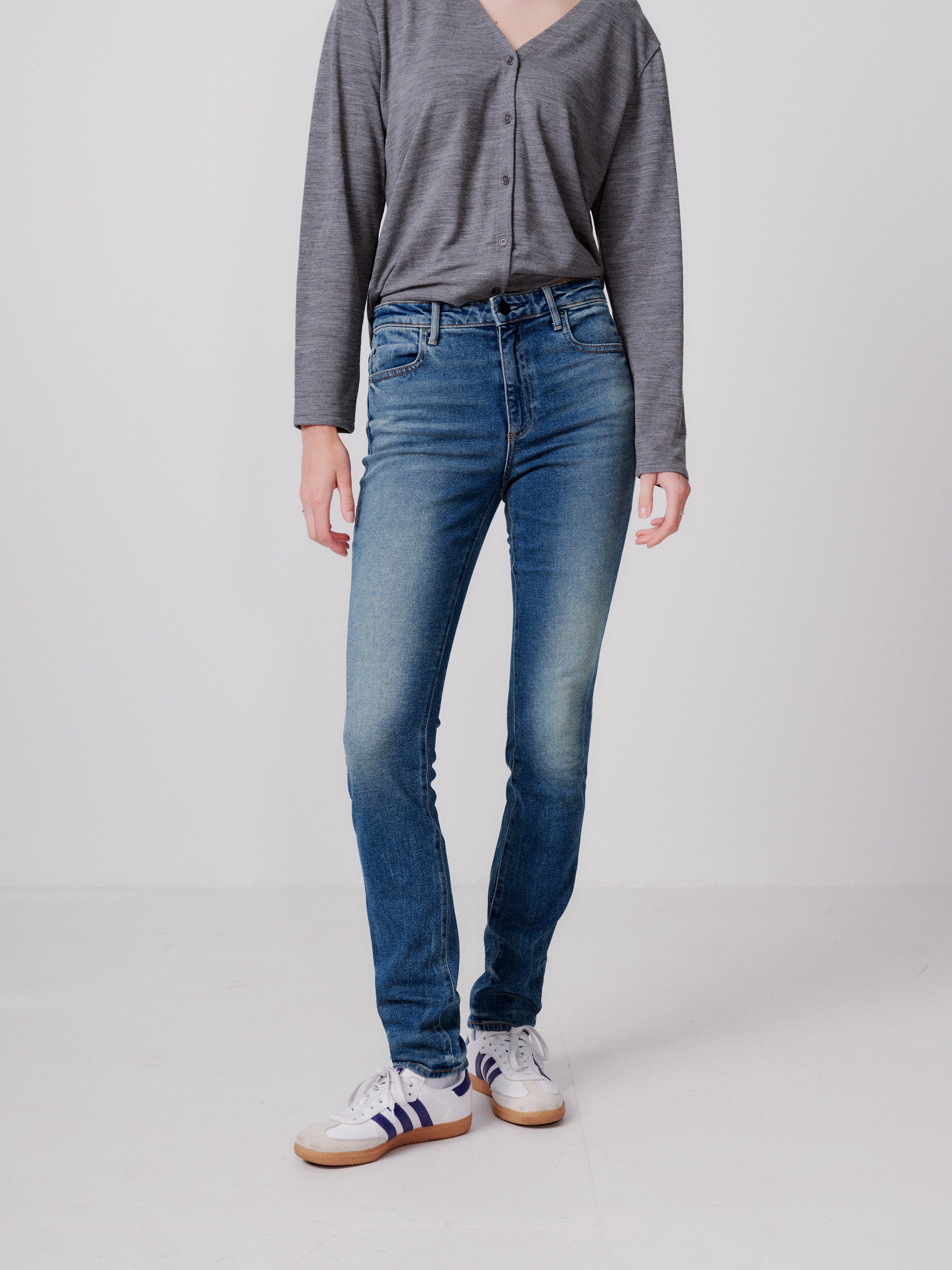 Alexandra Wang 27" Indigo fade jeans