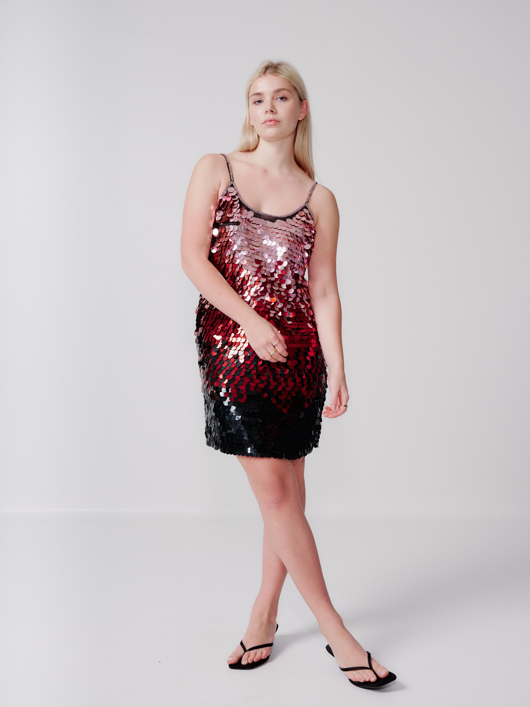 Coast ombre sequin mini dress