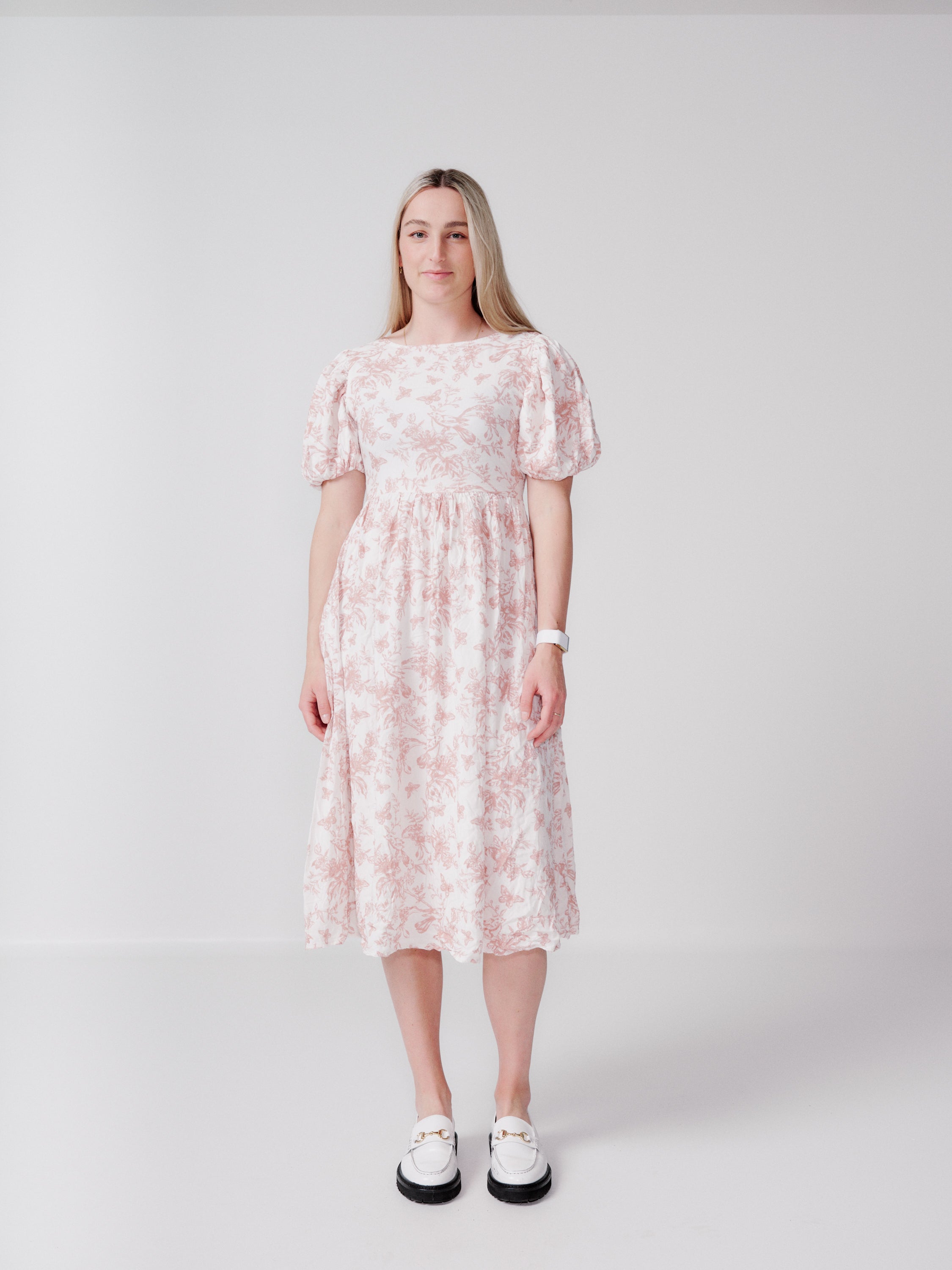 Ivy City floral midi dress