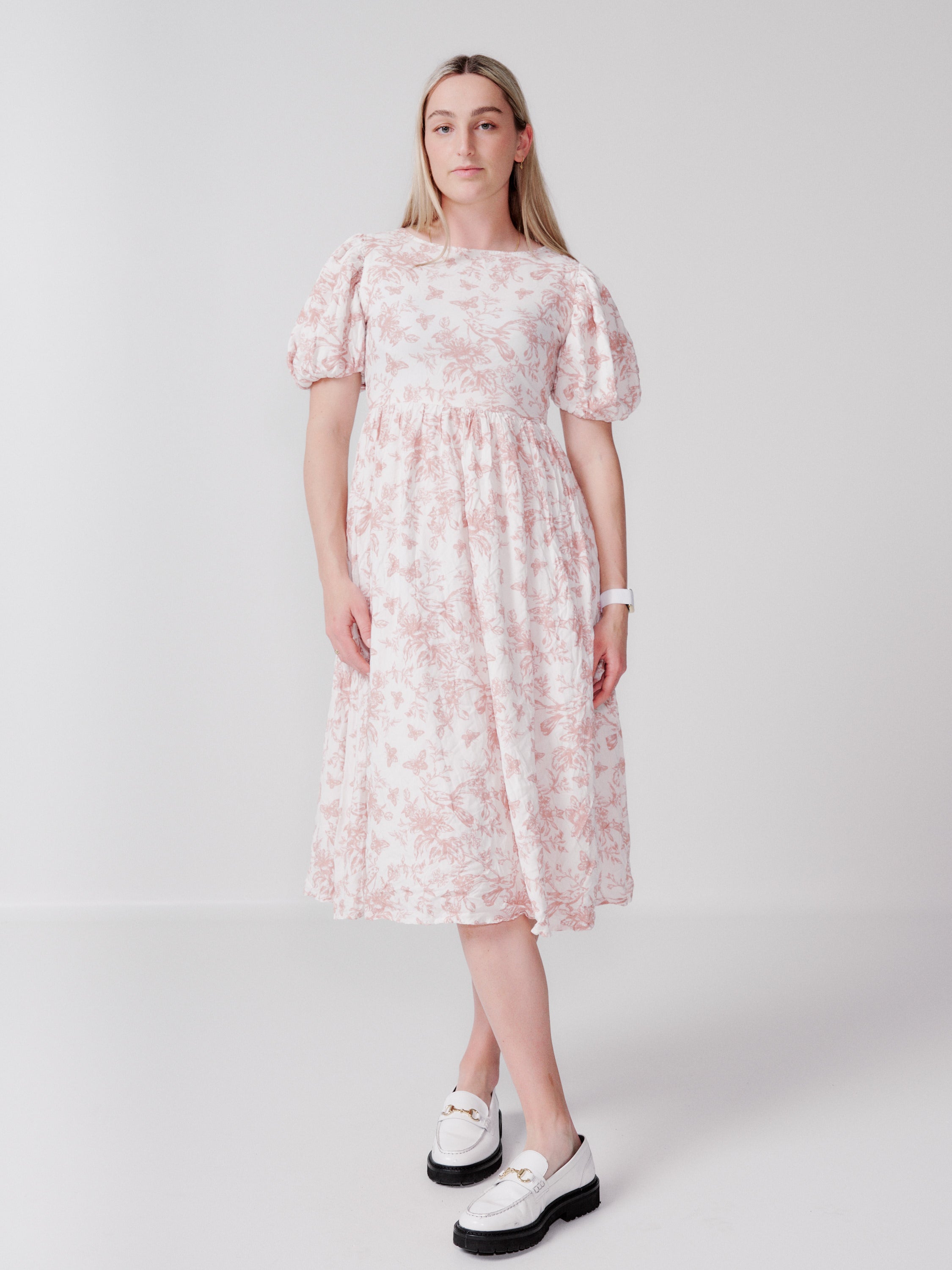 Ivy City floral midi dress