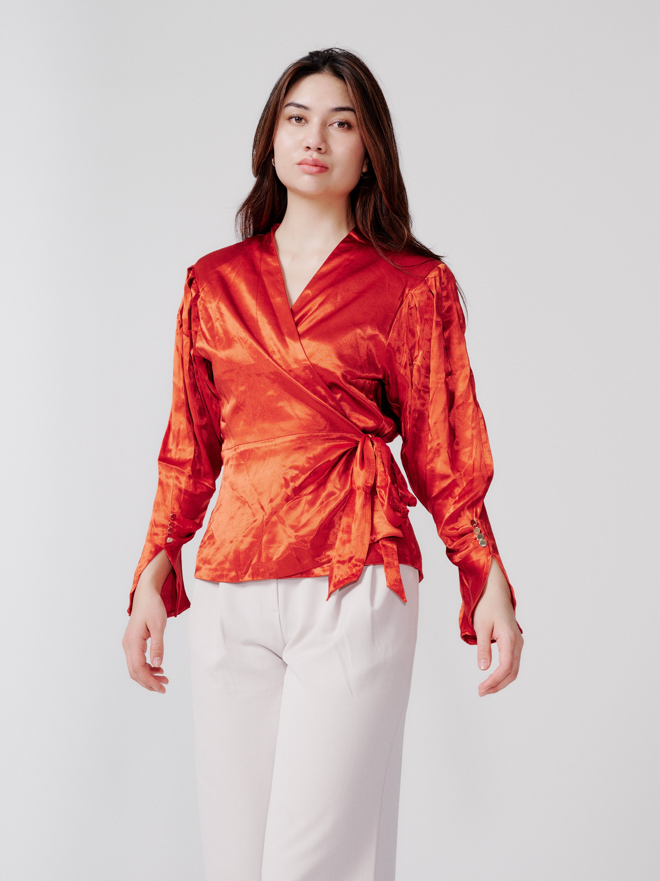 Karen Millen wrap tie top