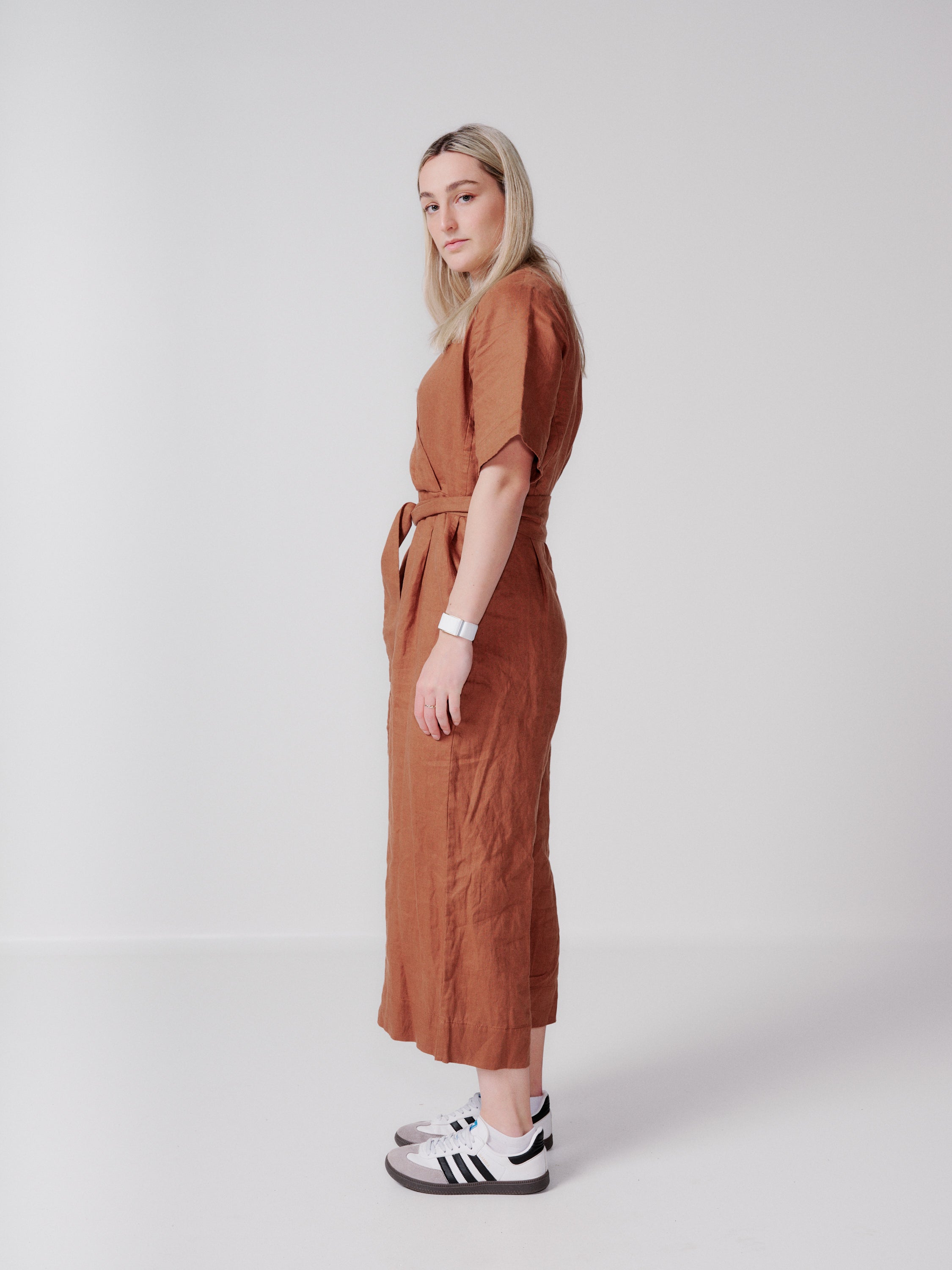 Everlane cross tie jumpsuit