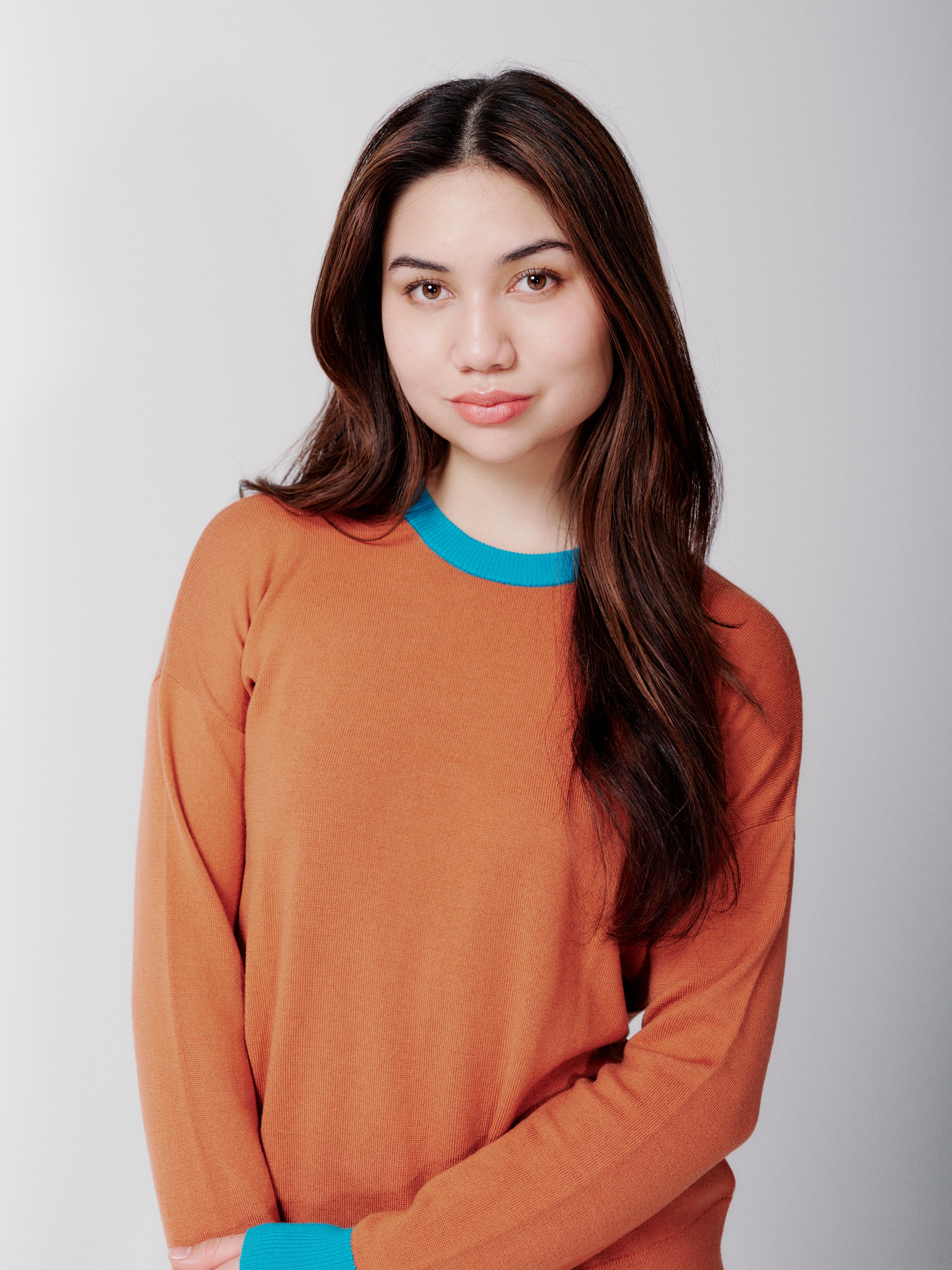 icebreaker colour block sweater