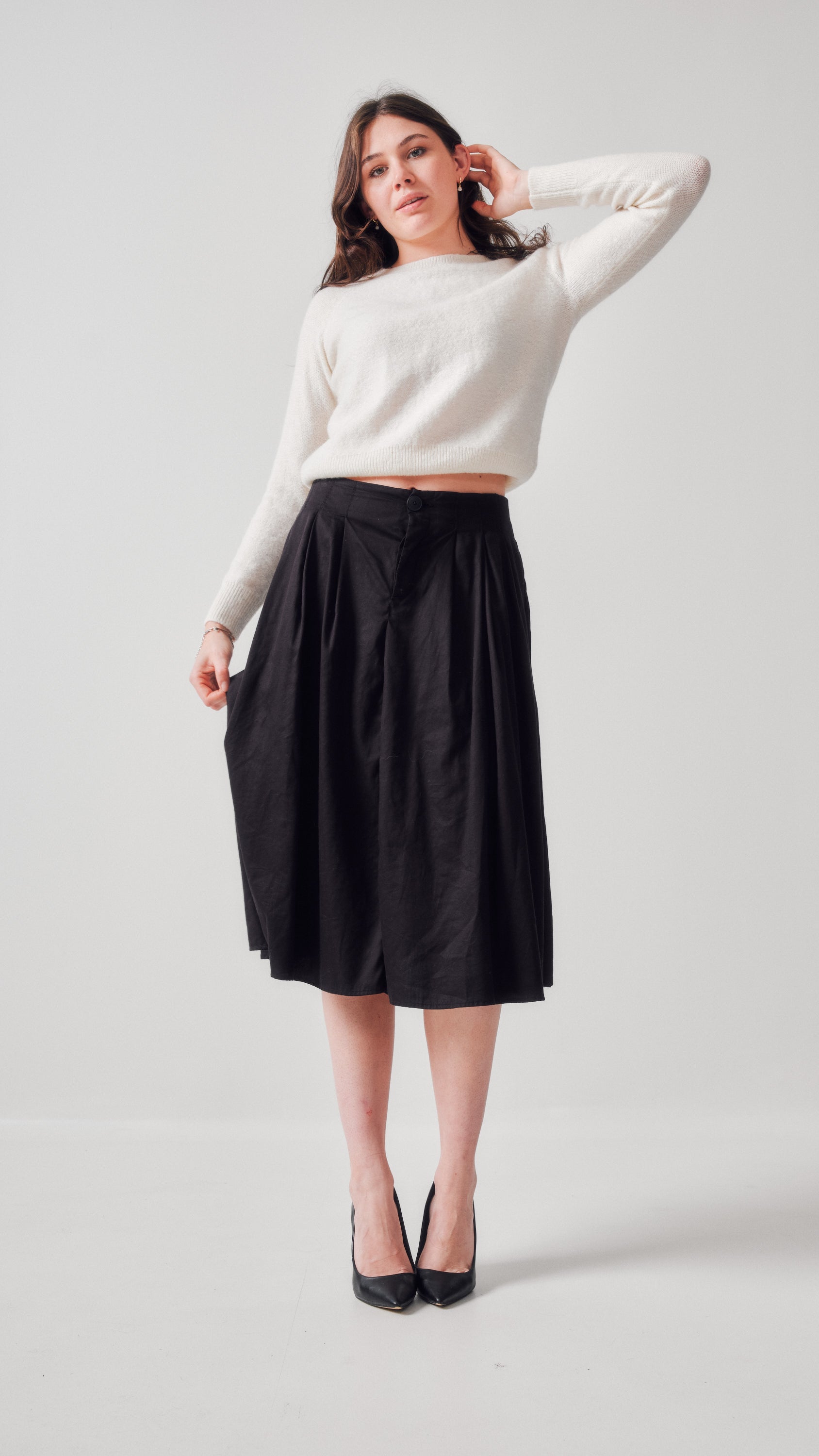Kowtow midi skirt