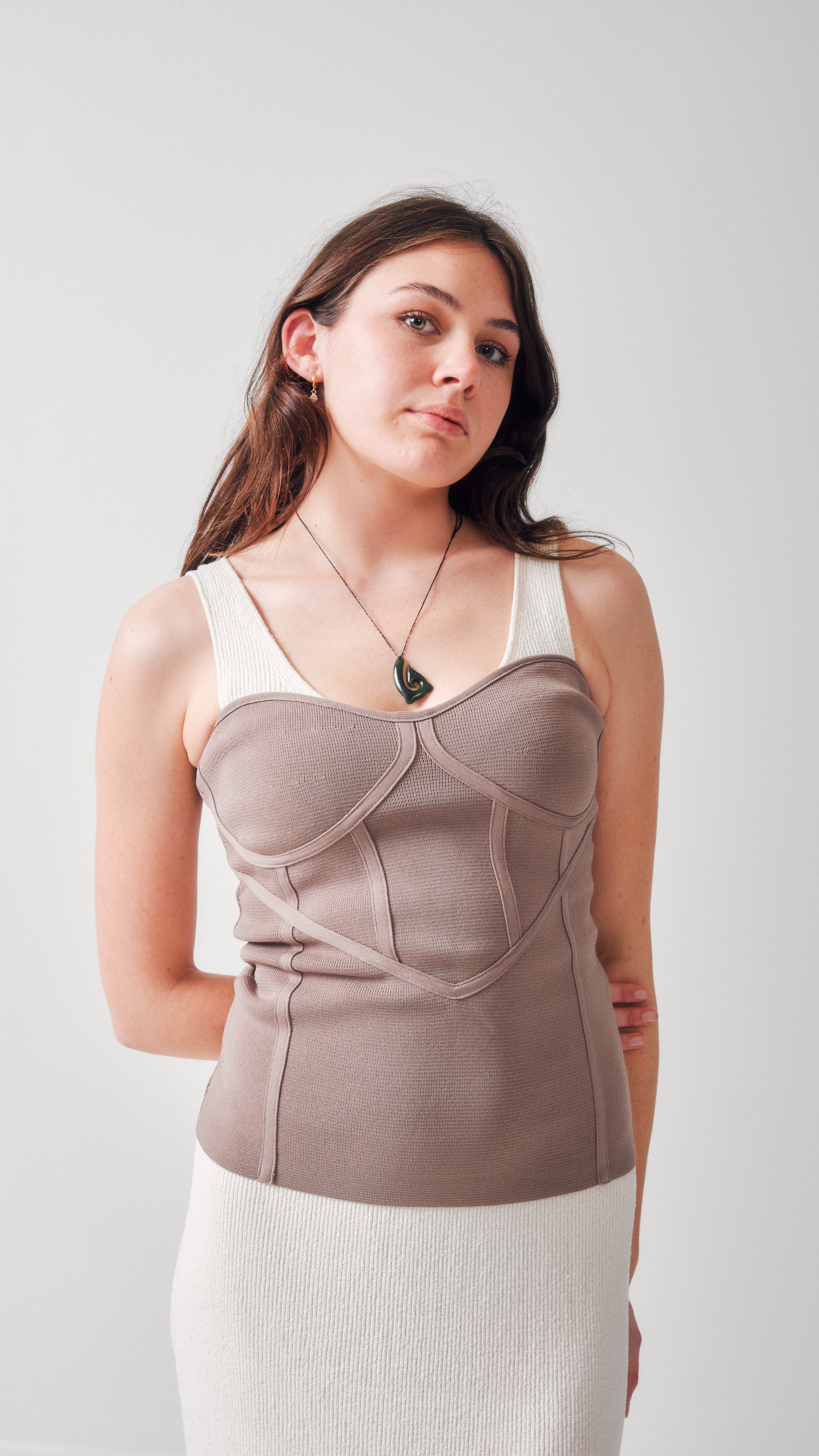 Zara ribbed tube top