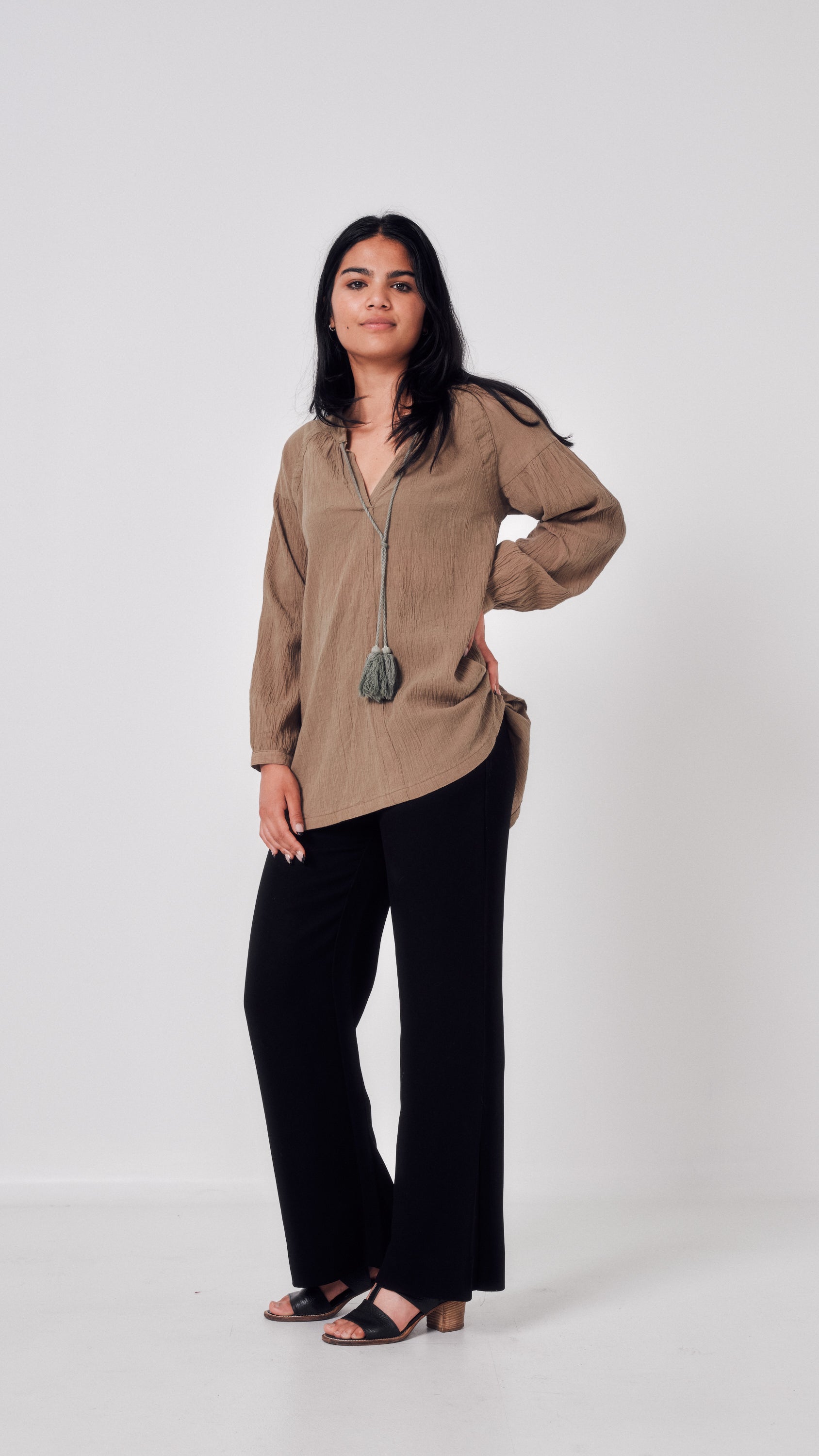 Commoners tie blouse