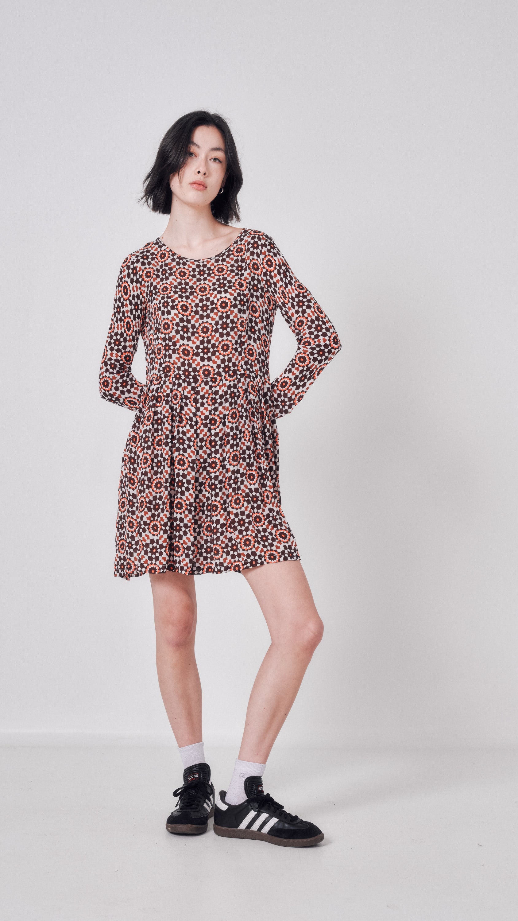 Kate Slyvester print midi dress