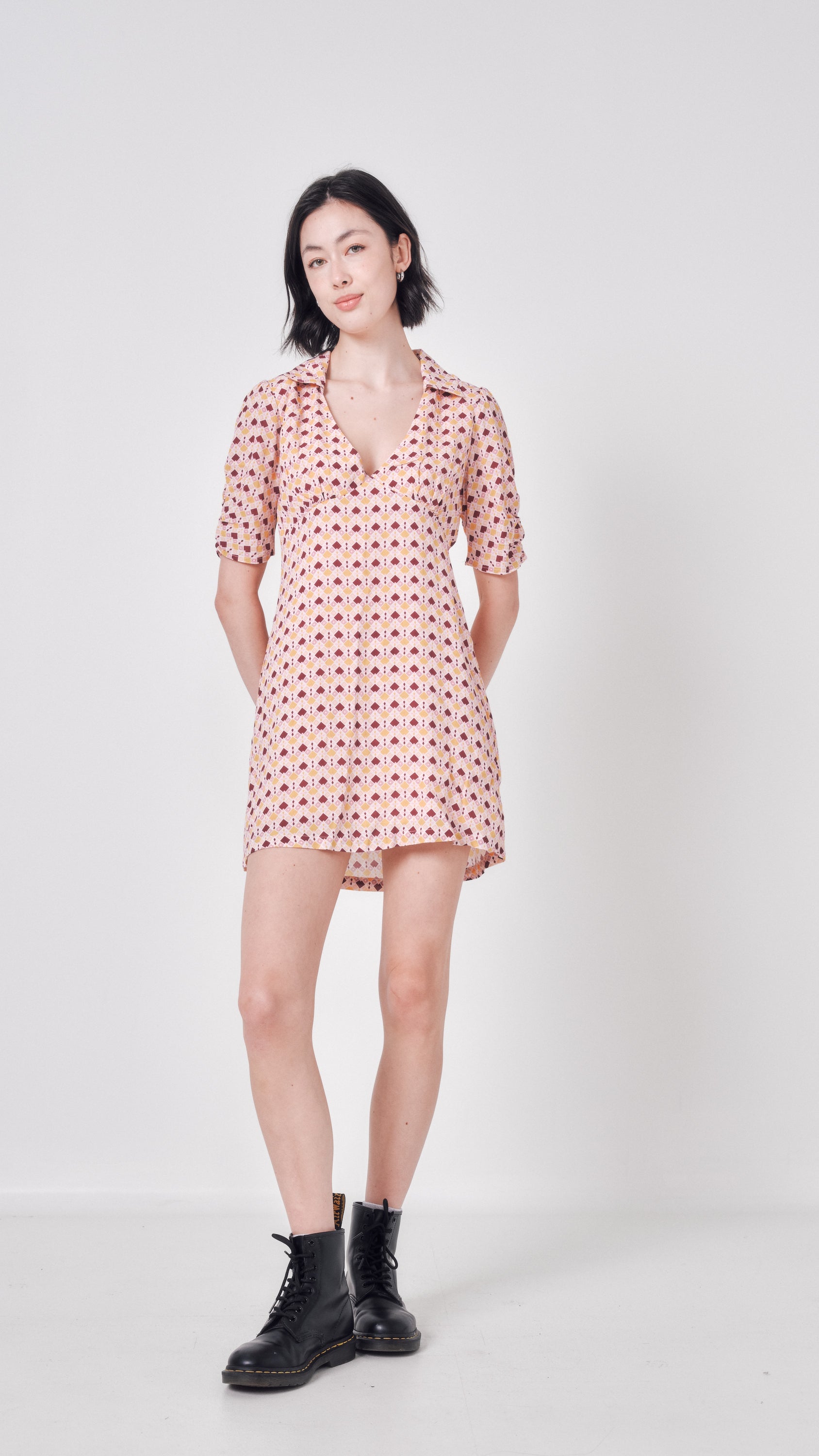 Charlie Holiday print mini dress