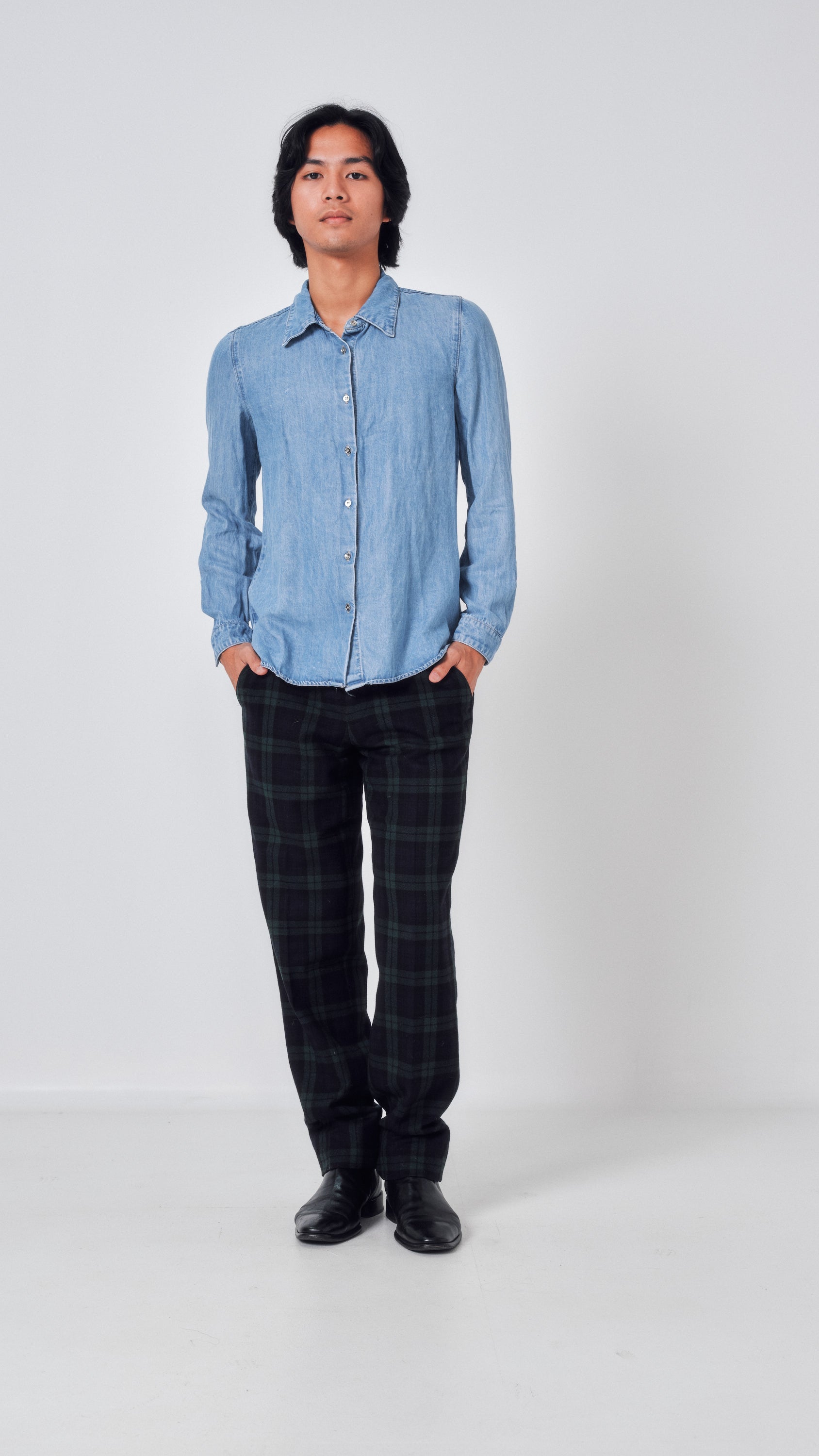L'AGENCE denim shirt