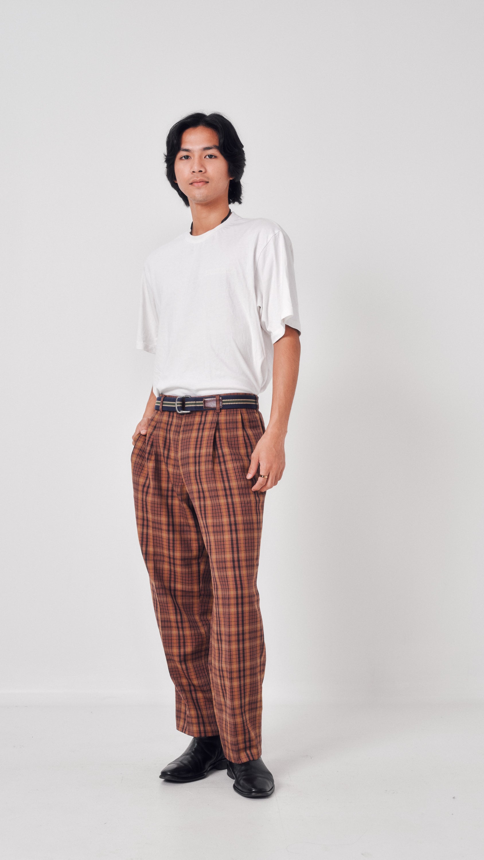 Crocodile Wool blend pants
