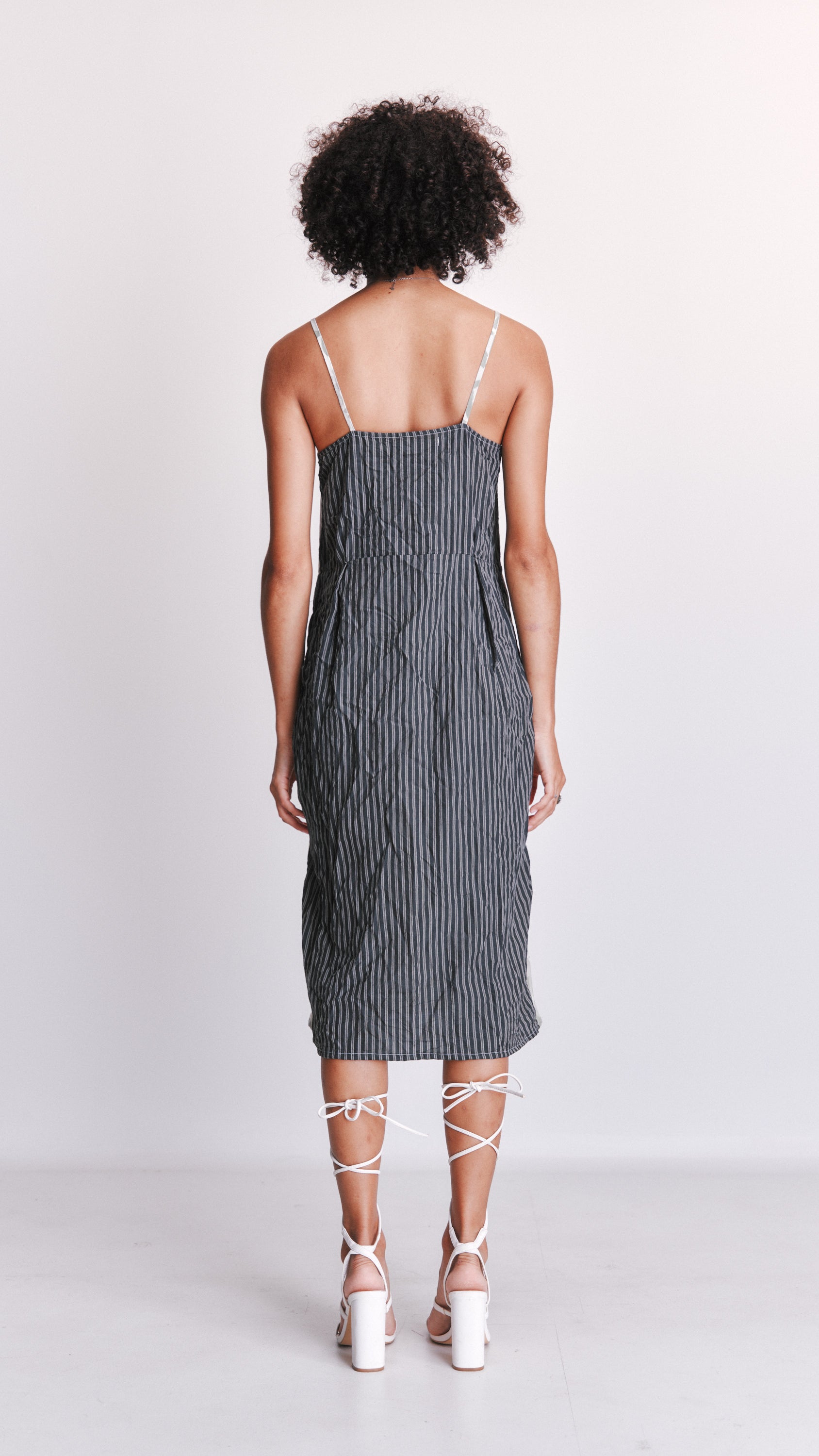 Penny Sage Silk Cotton dress