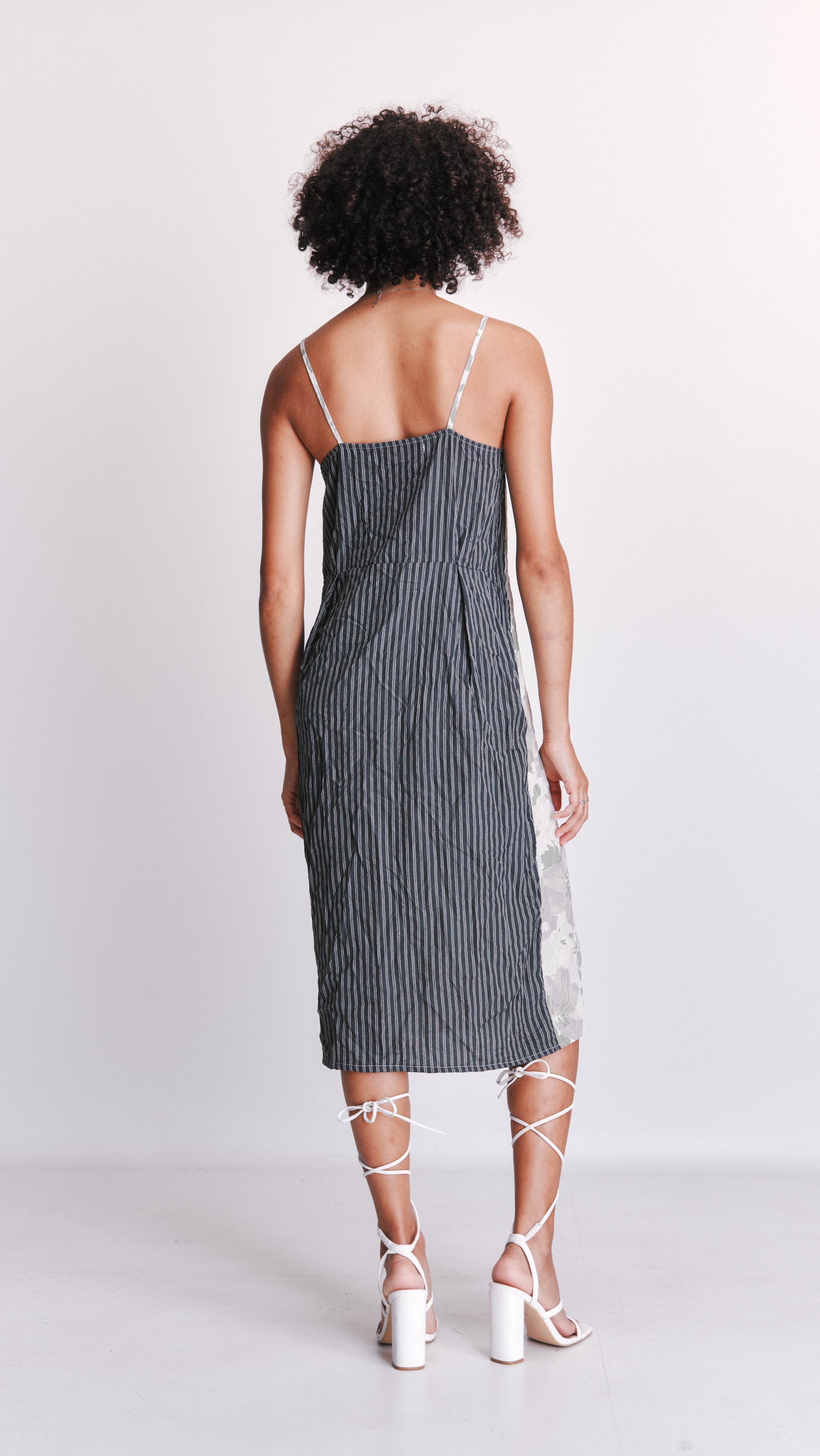 Penny Sage Silk Cotton dress