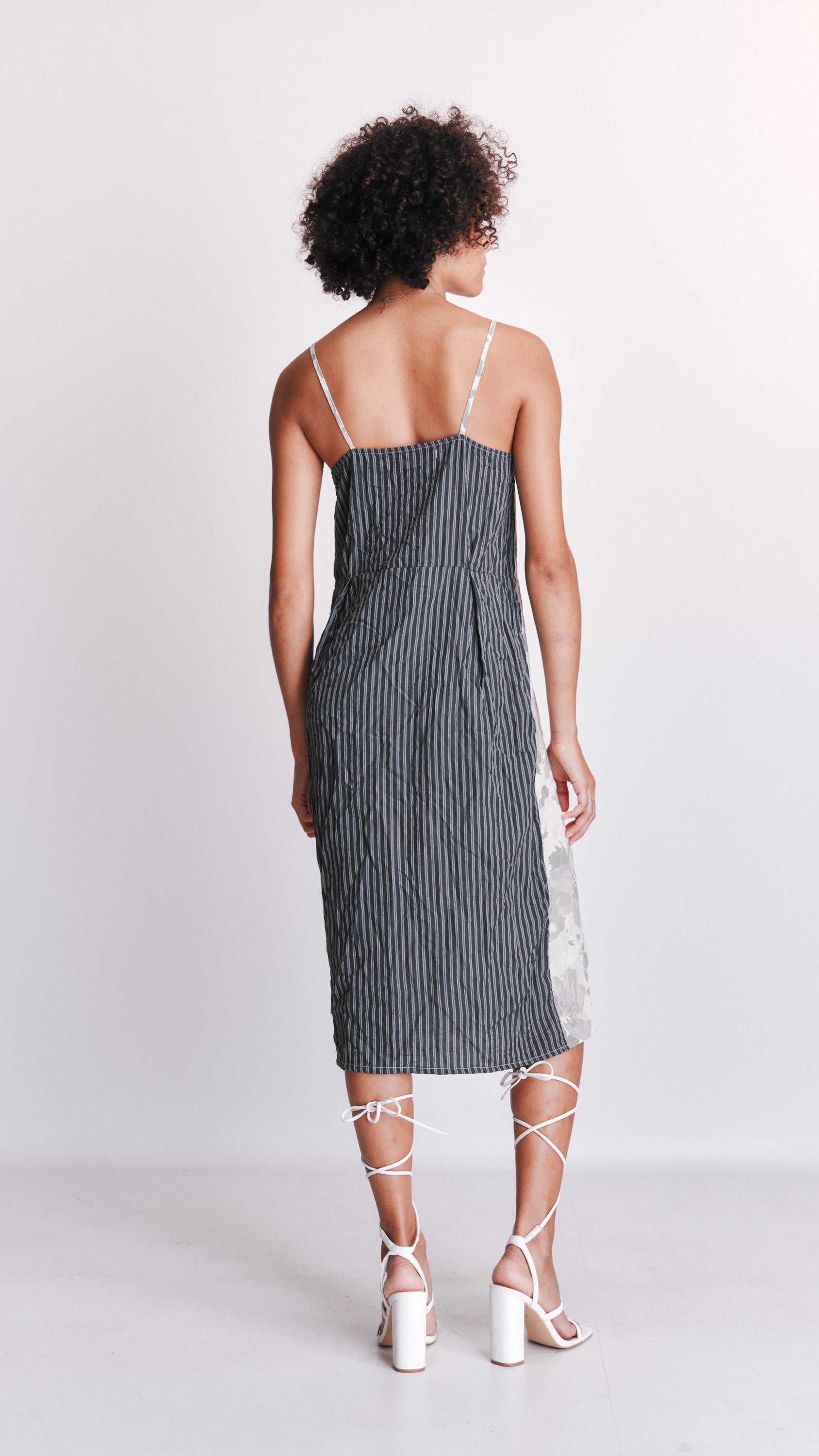 Penny Sage Silk Cotton dress