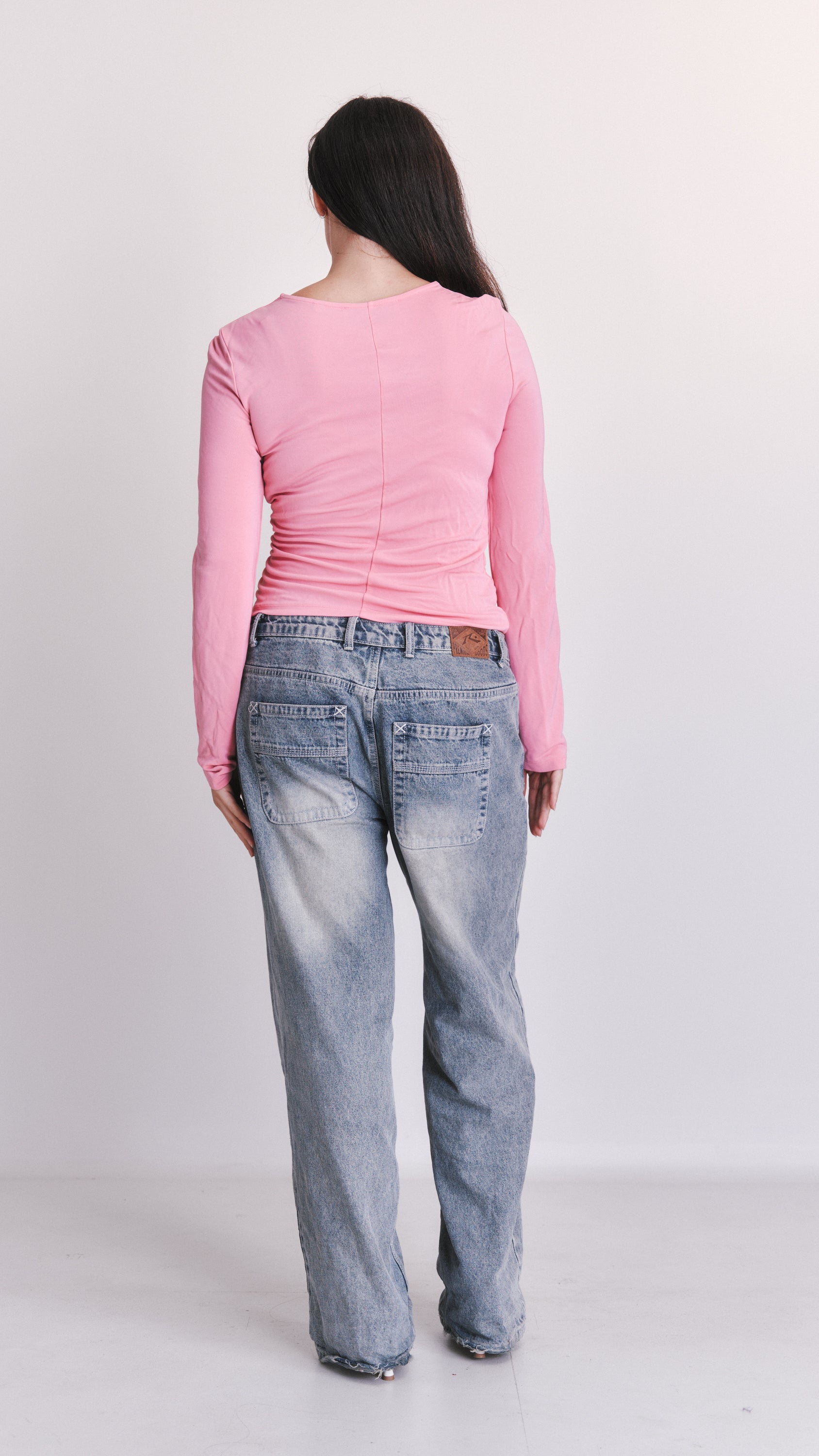 Róhe ruched top