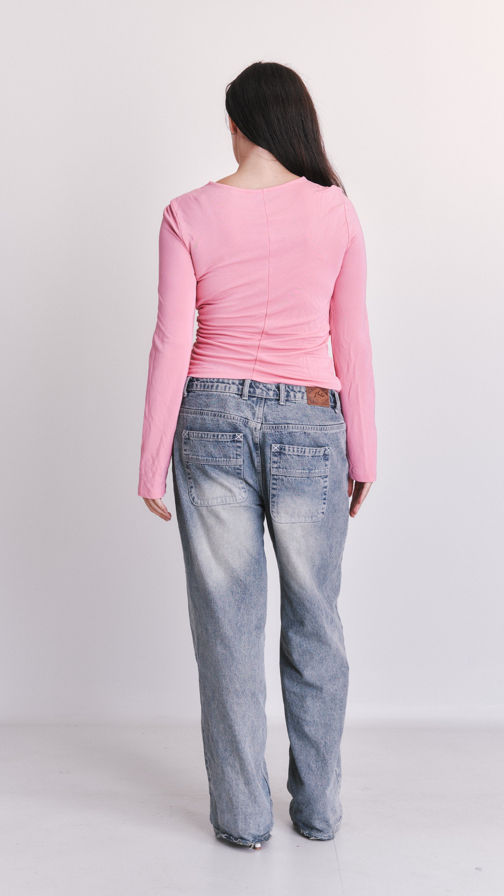 Róhe ruched top