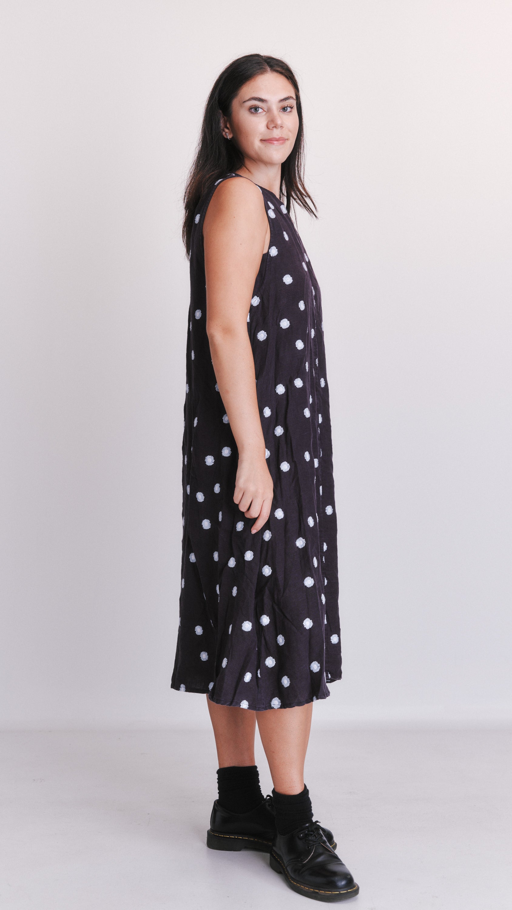 Hej Hej Linen embriodered dress