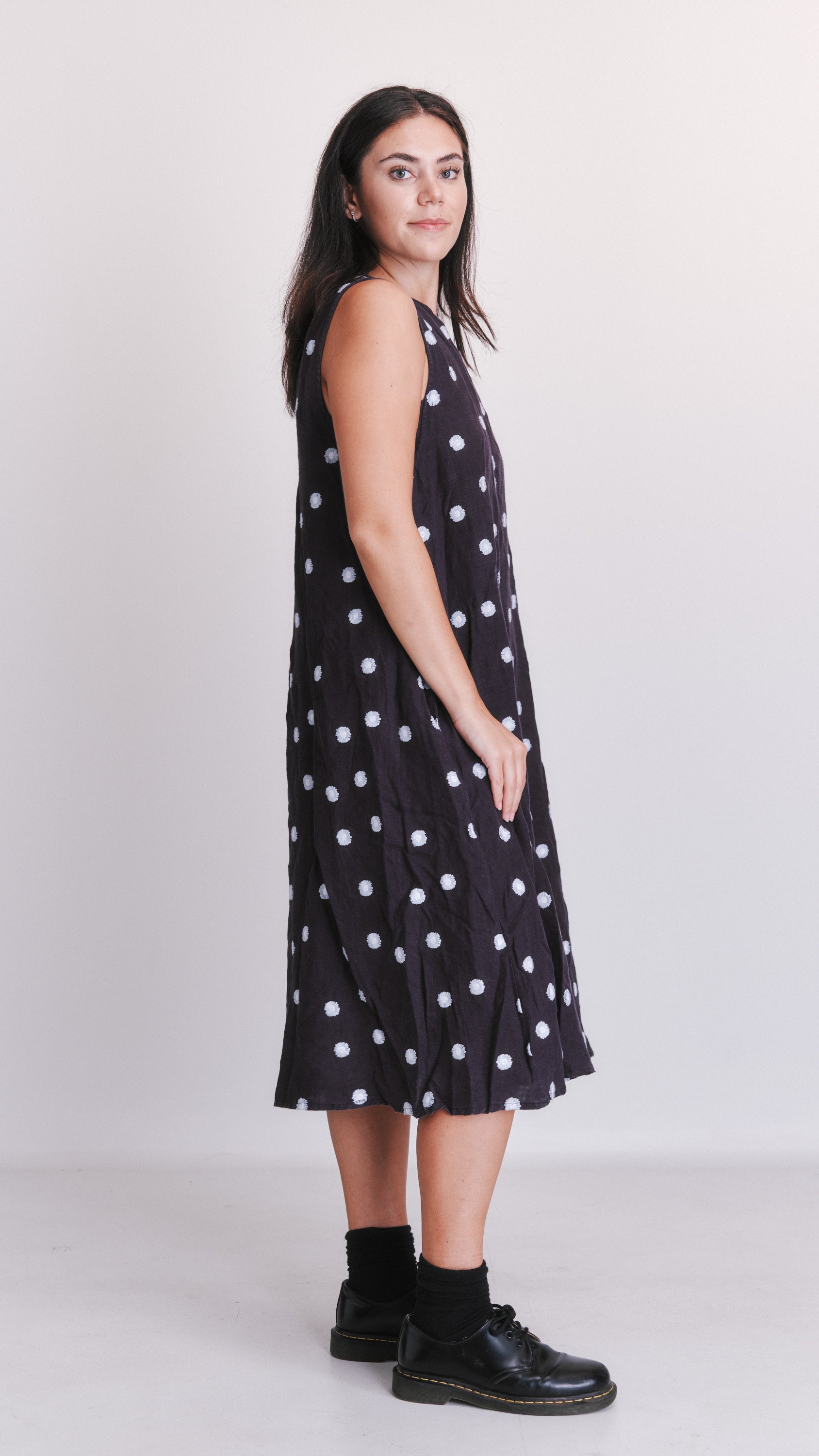 Hej Hej Linen embriodered dress