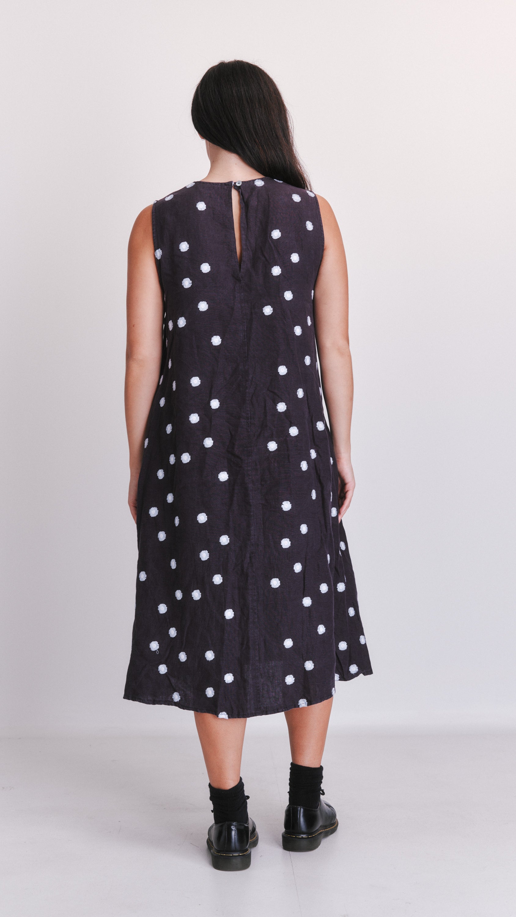 Hej Hej Linen embriodered dress