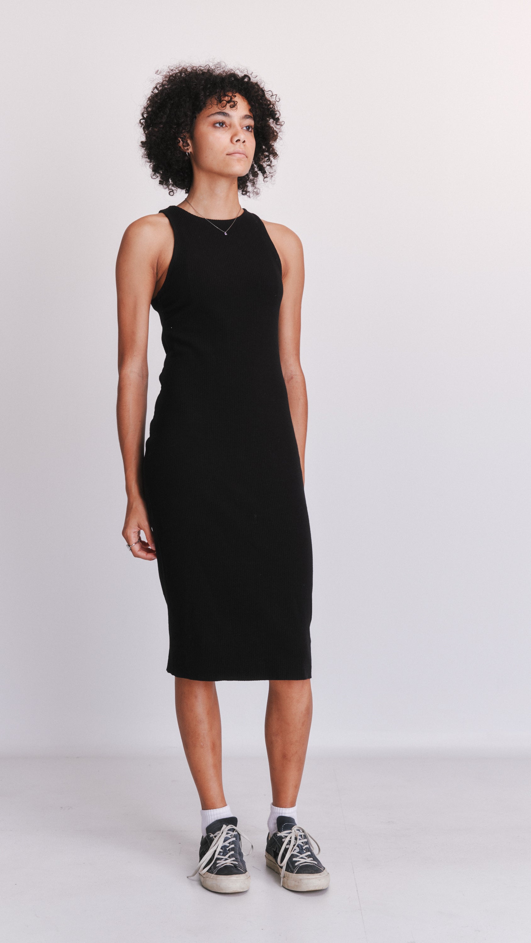 Kookai ribbed mini dress