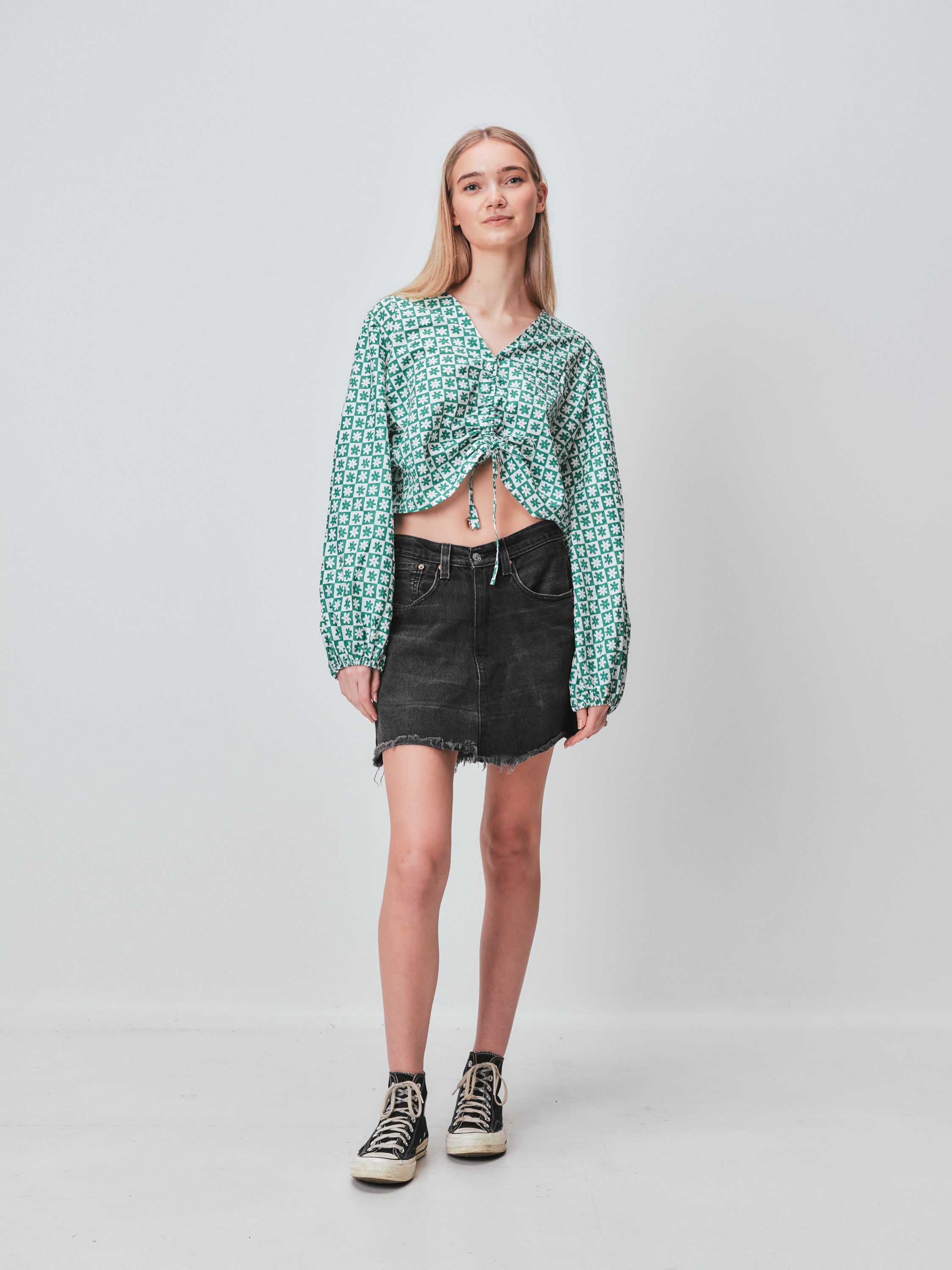 Levis mini denim skirt
