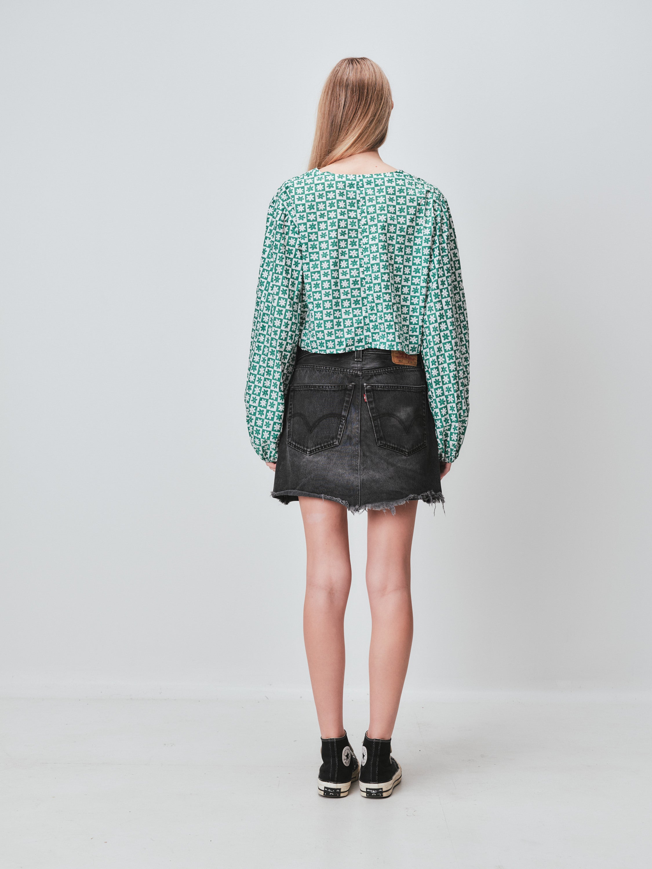 Levis mini denim skirt