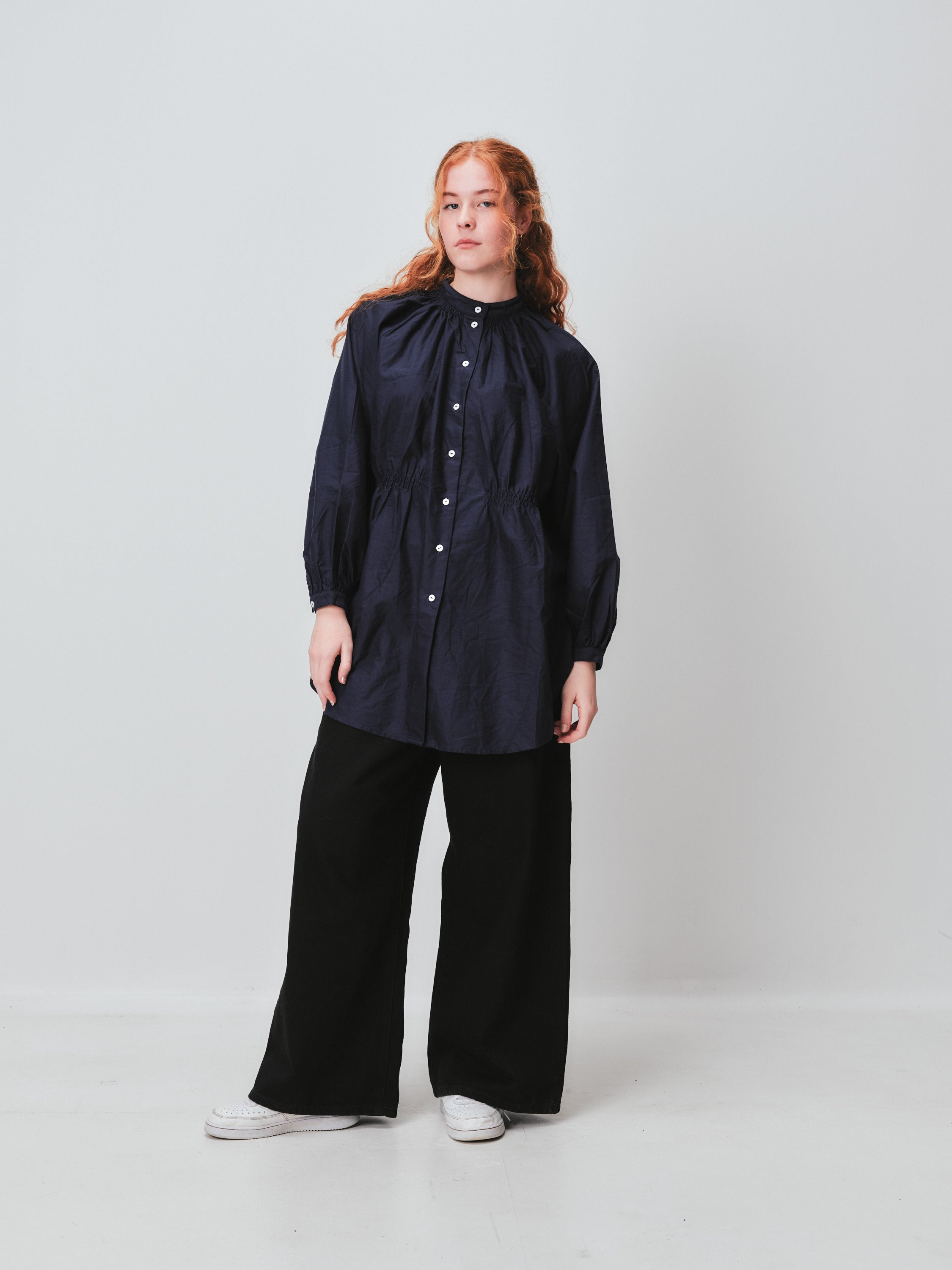 Kowtow gather waist shirt