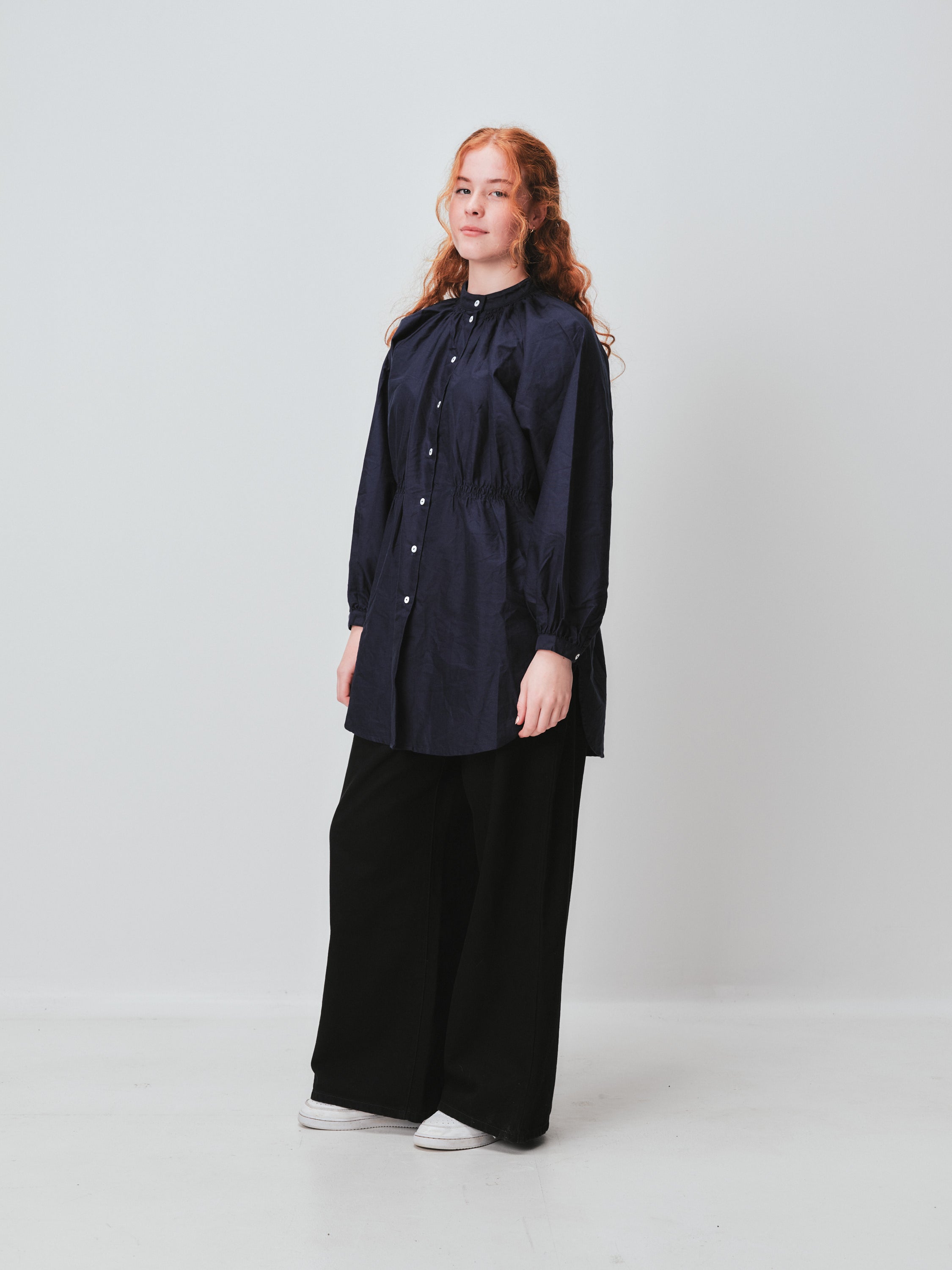 Kowtow gather waist shirt