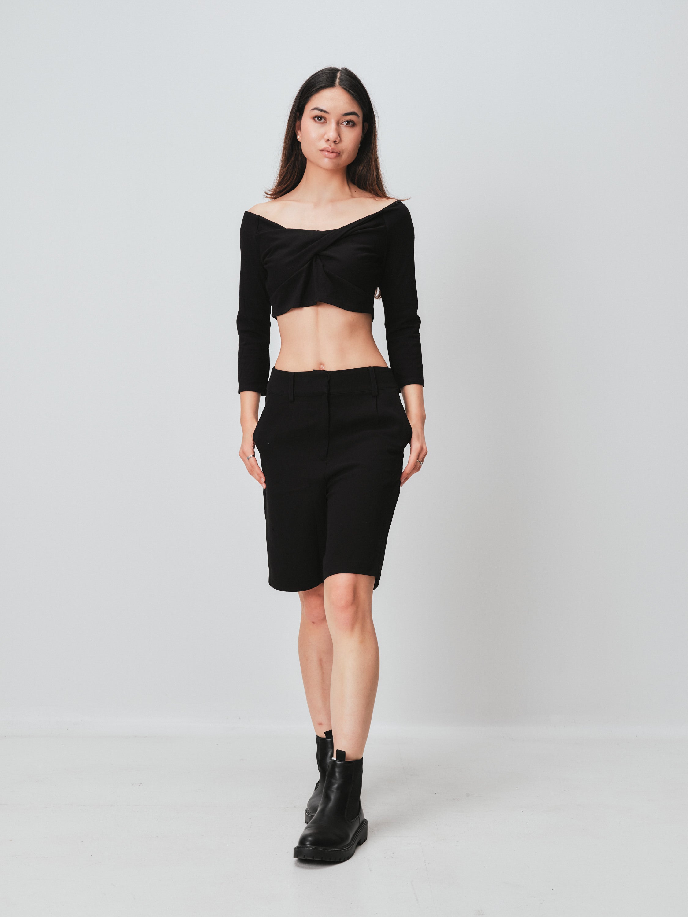 Ruby twist crop top