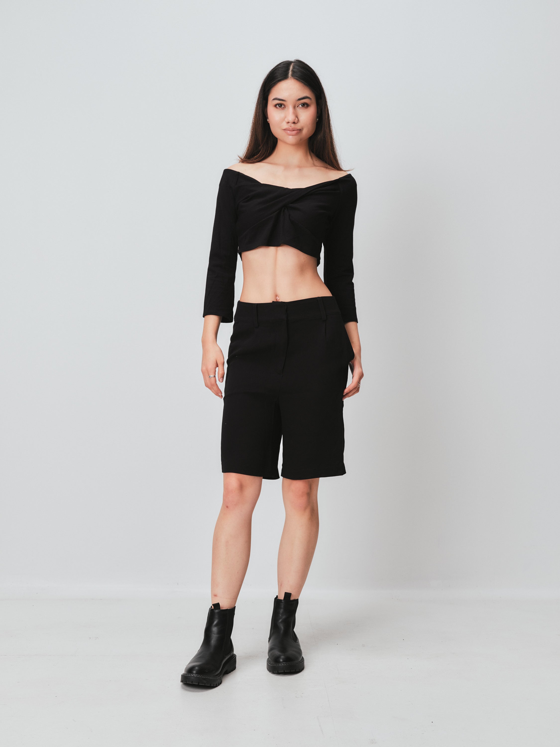 Ruby twist crop top