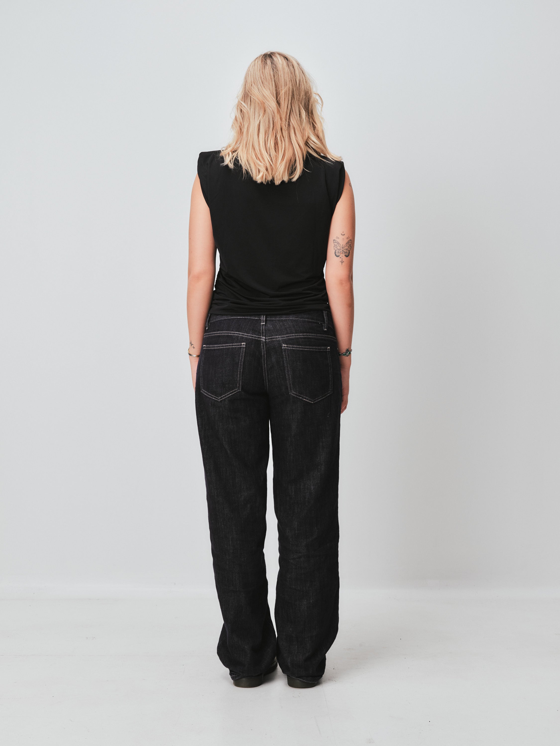 H&M rouched gather top