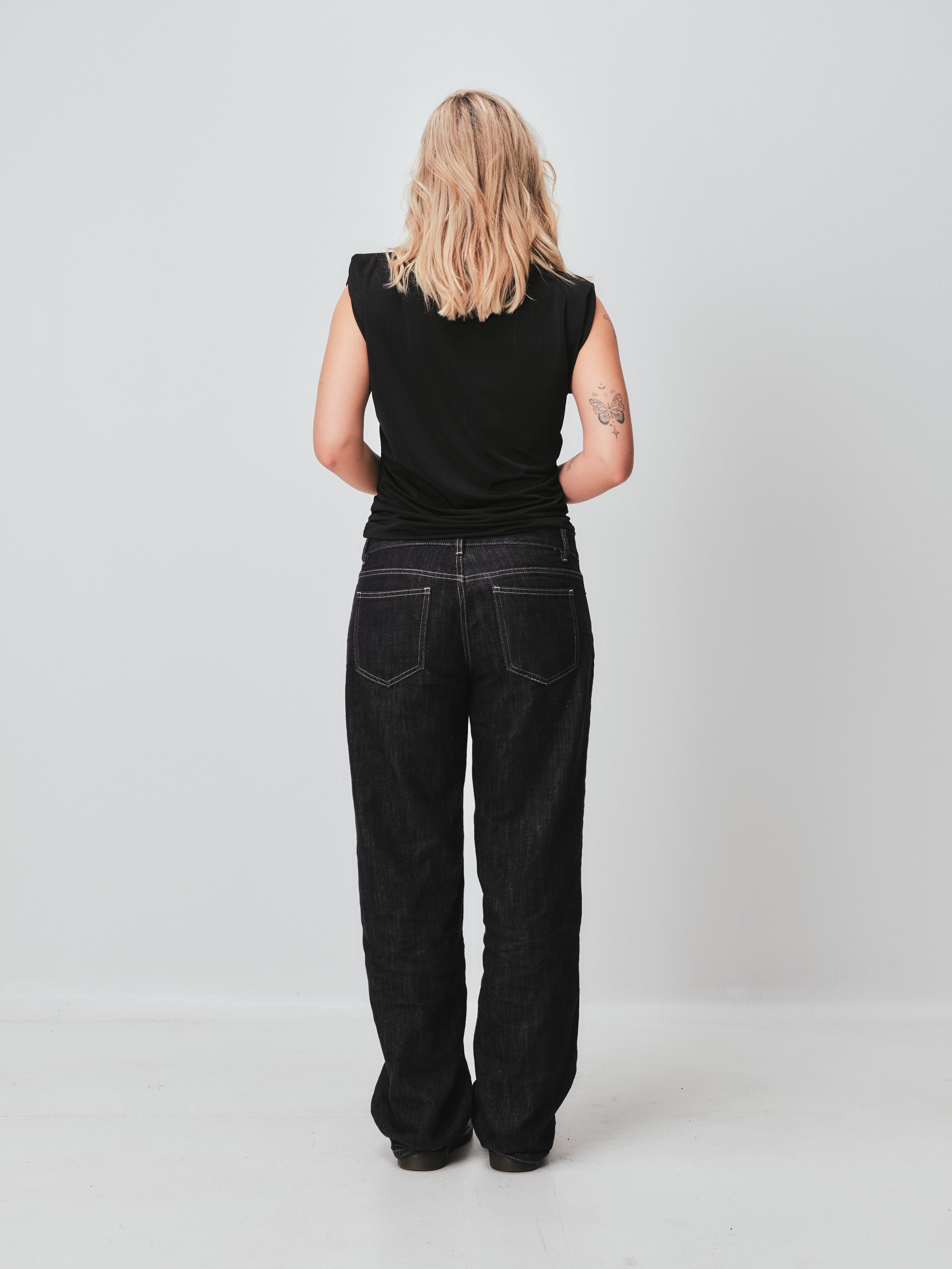 H&M rouched gather top
