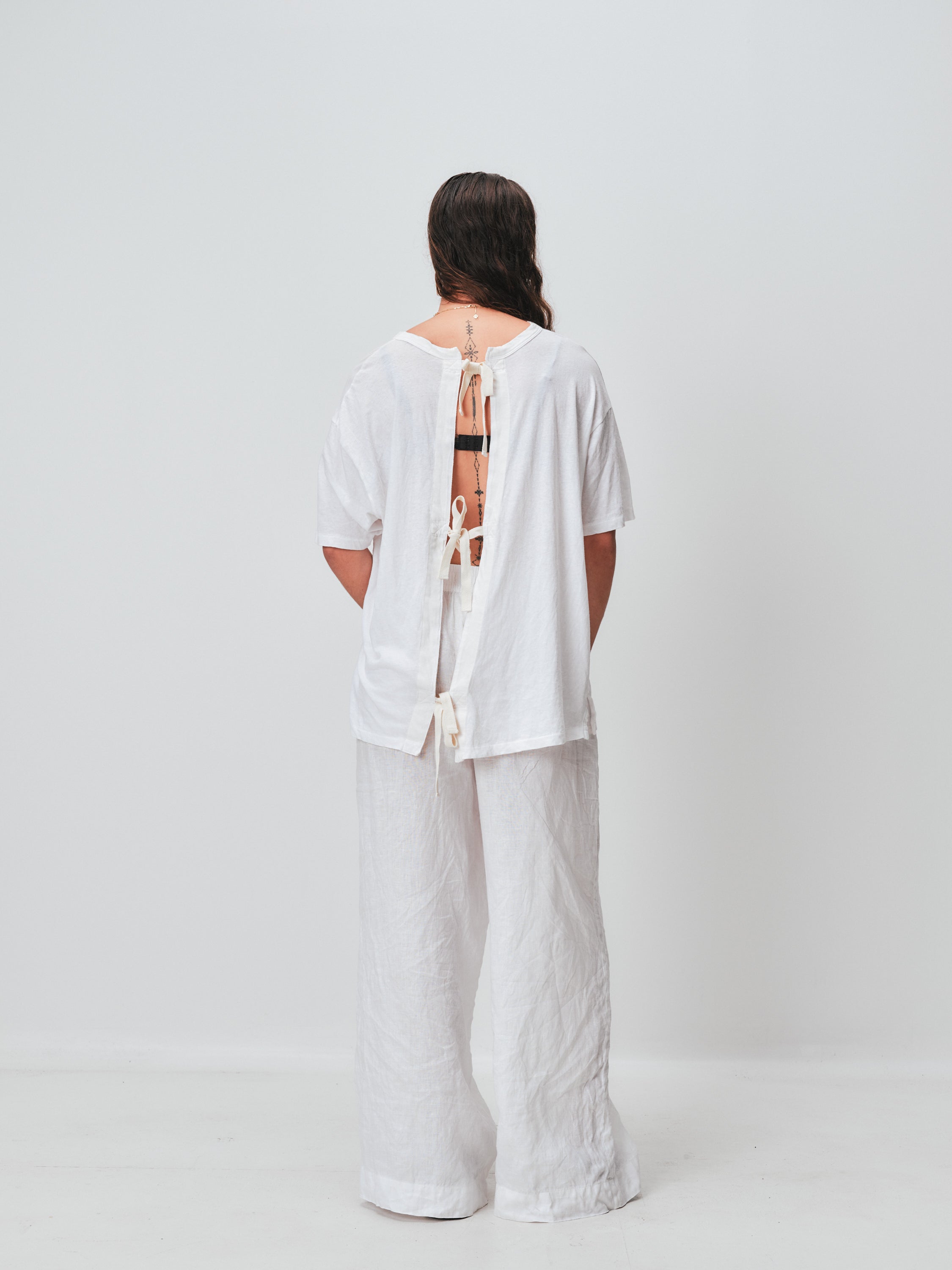 Bassike tie back top