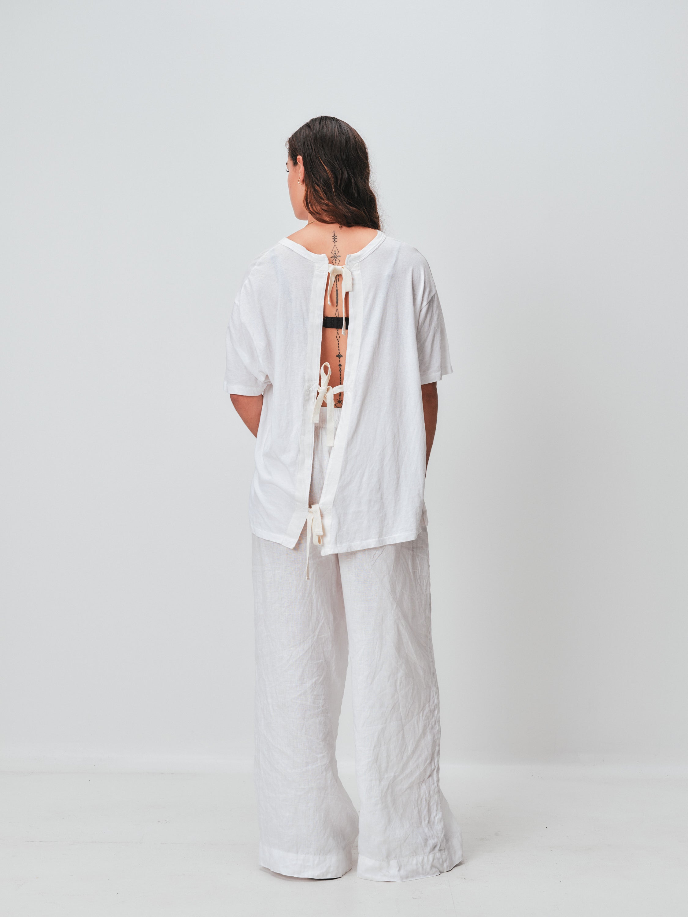 Bassike tie back top