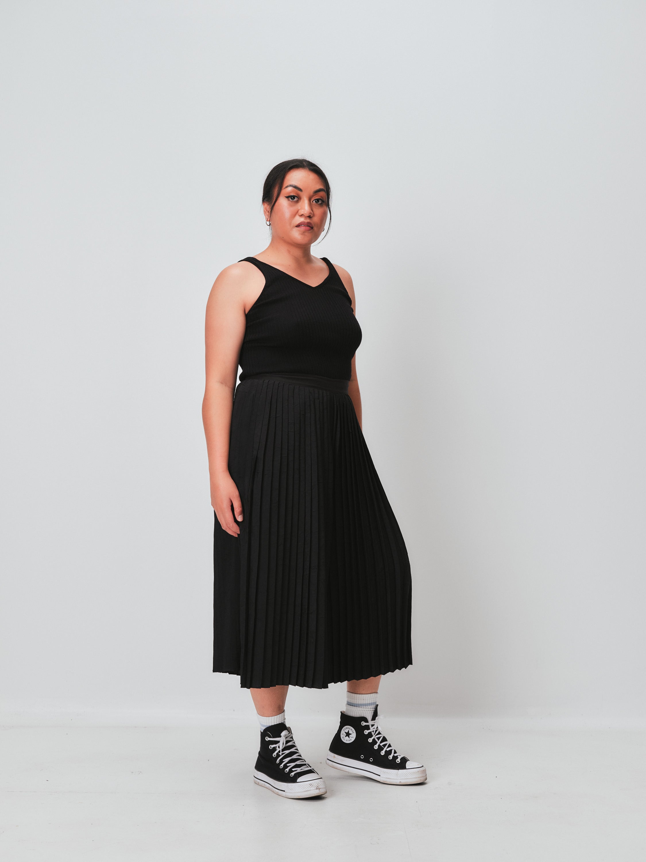 Vince pleated culottes