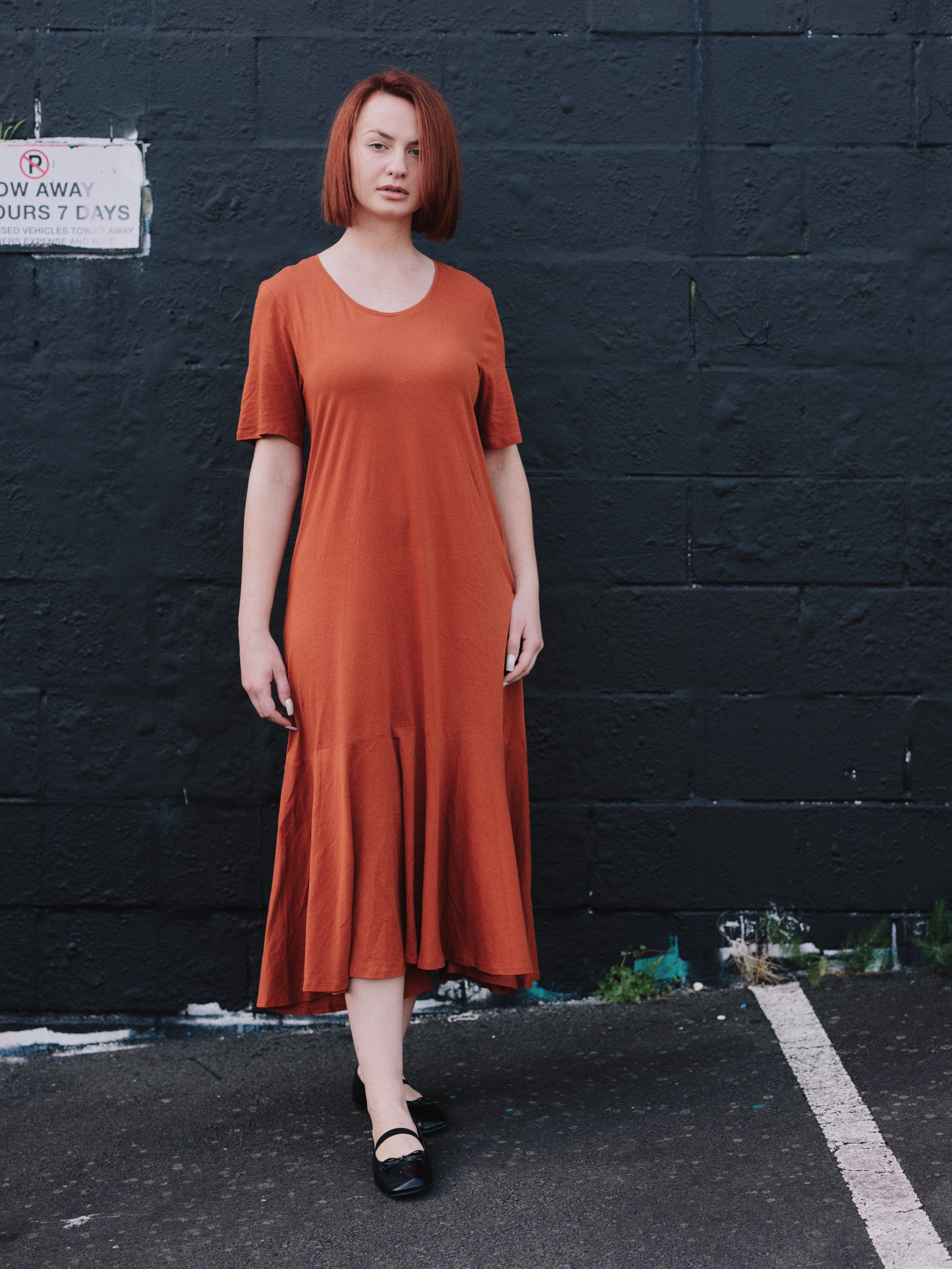 Kowtow layer midi dress