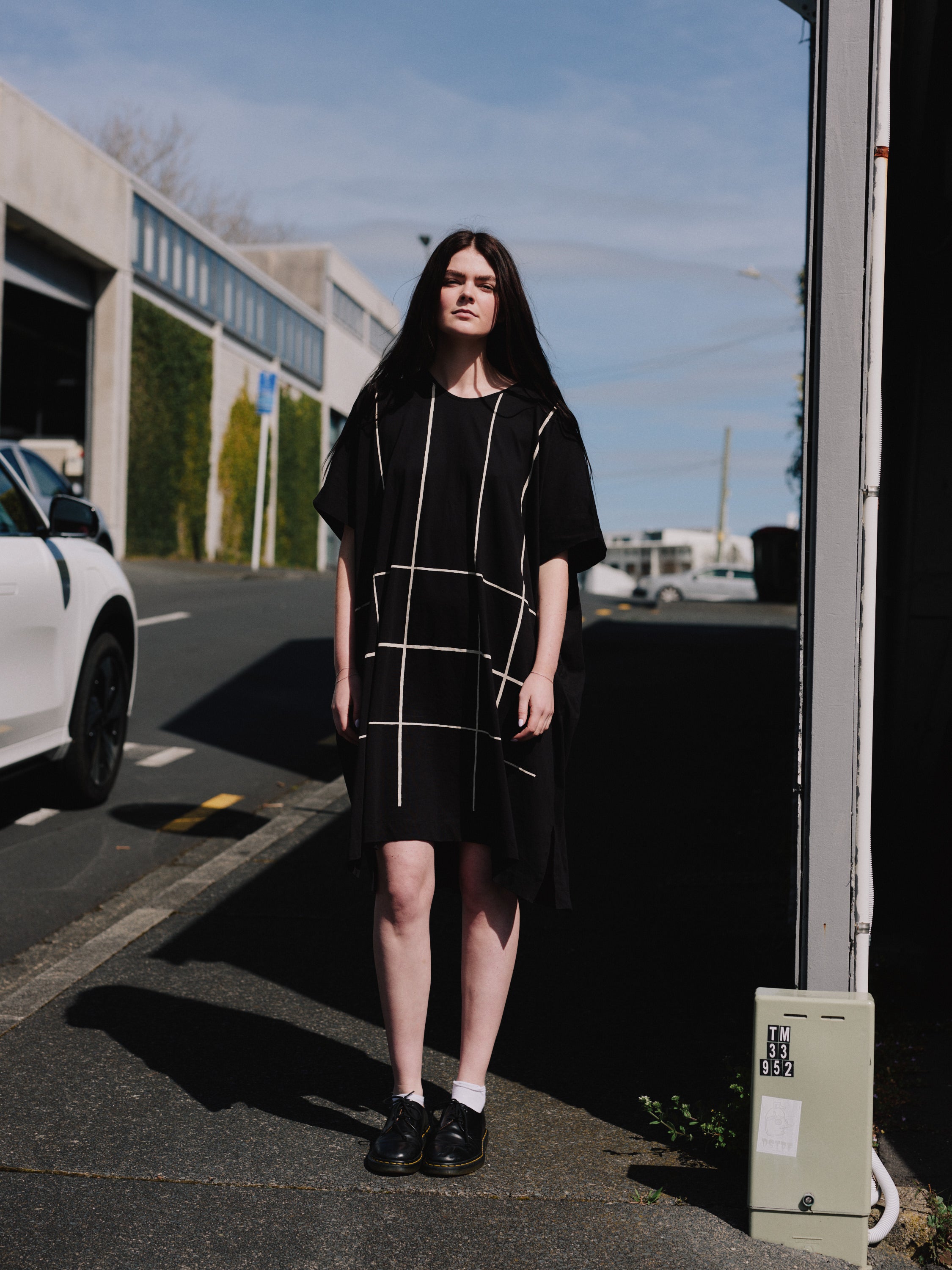 Kowtow grid print dress