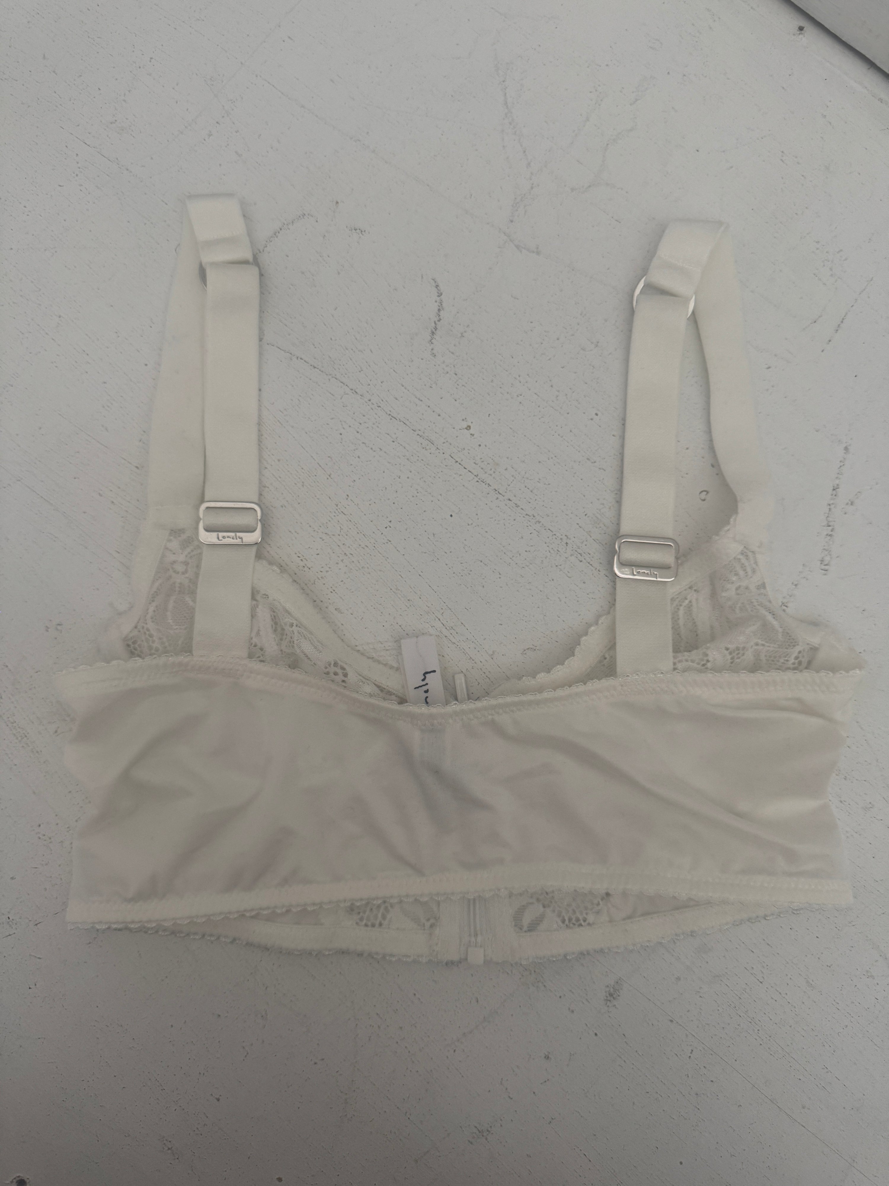 Lonely Lingerie front zip bralet