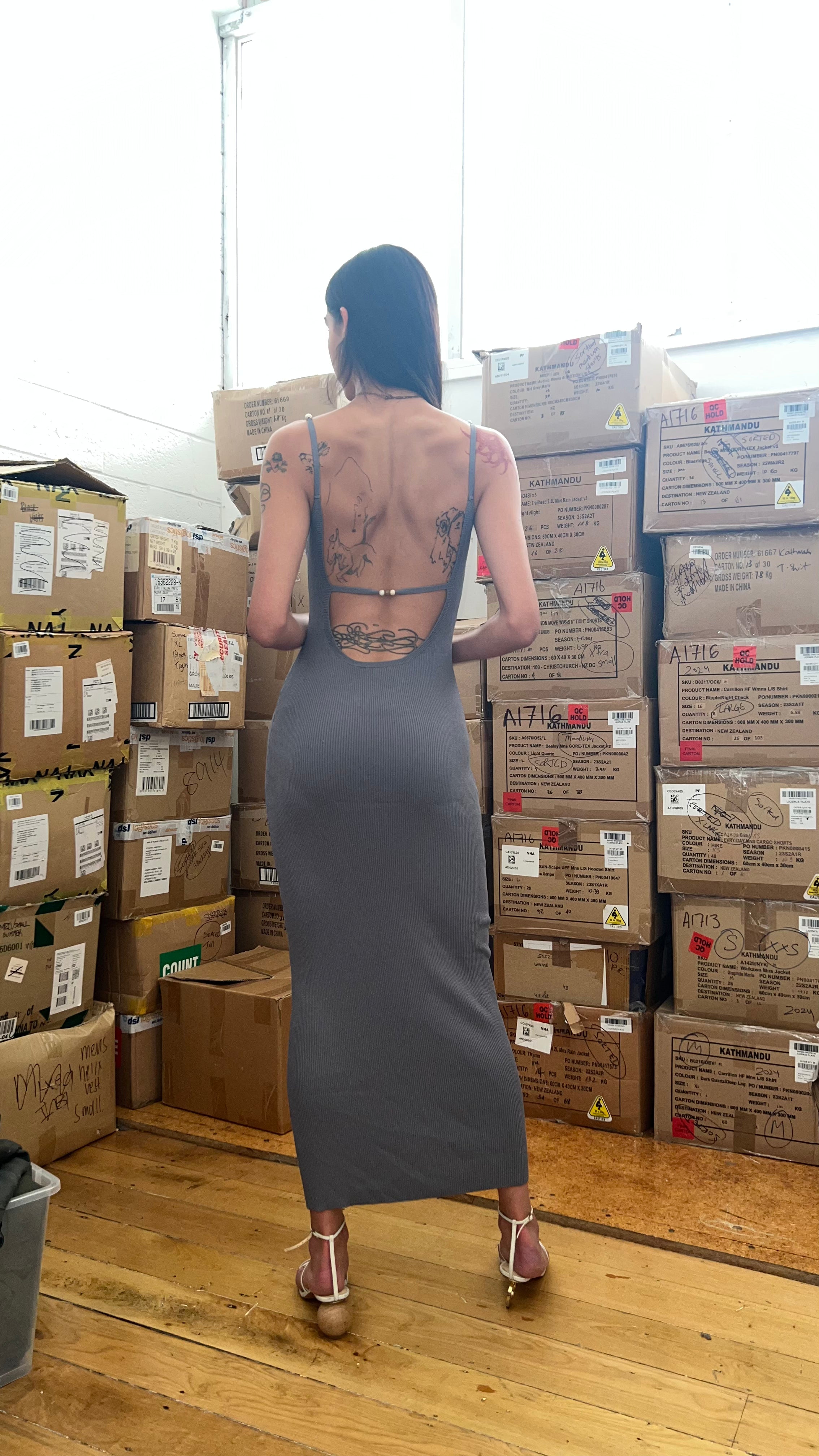 Glassons low back midi dress